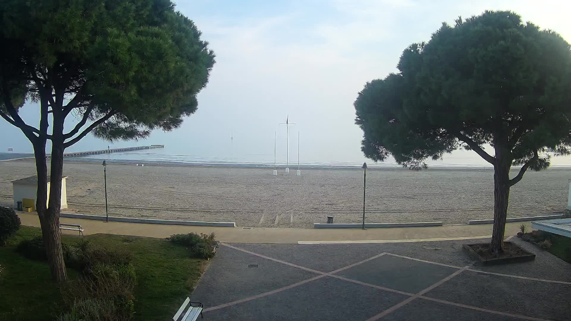 Grado Strand Eingang | Live-Ansicht der Küste