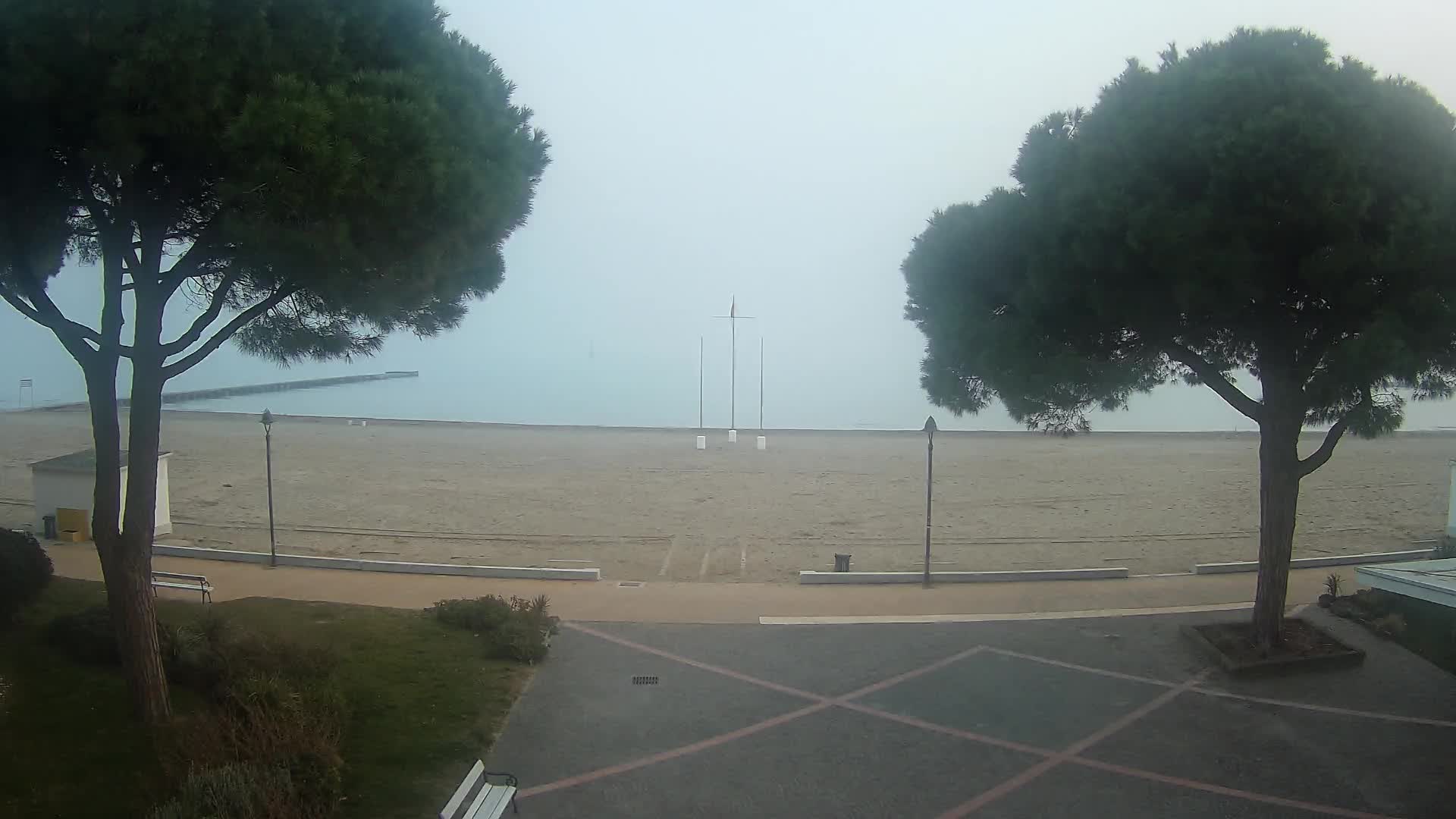 Grado Strand Eingang | Live-Ansicht der Küste