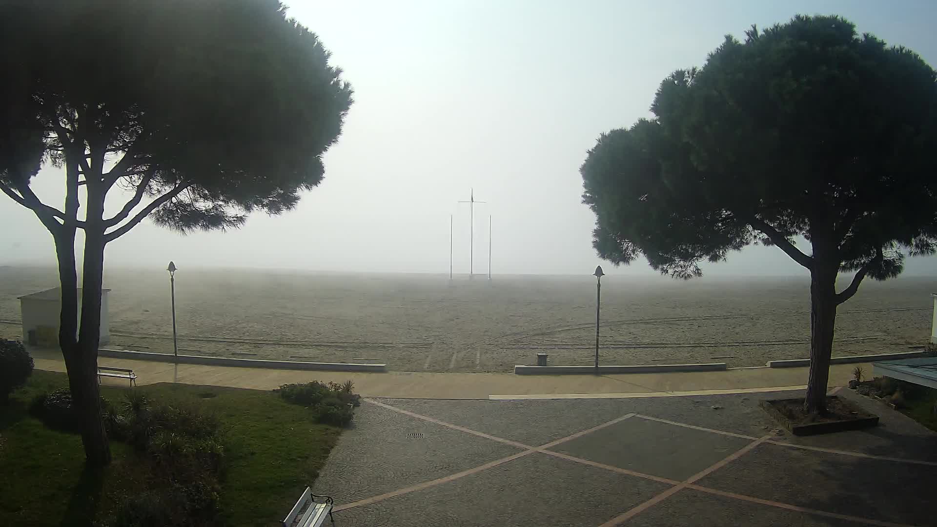 Entrée Plage Grado | Vue en Direct sur le Littoral