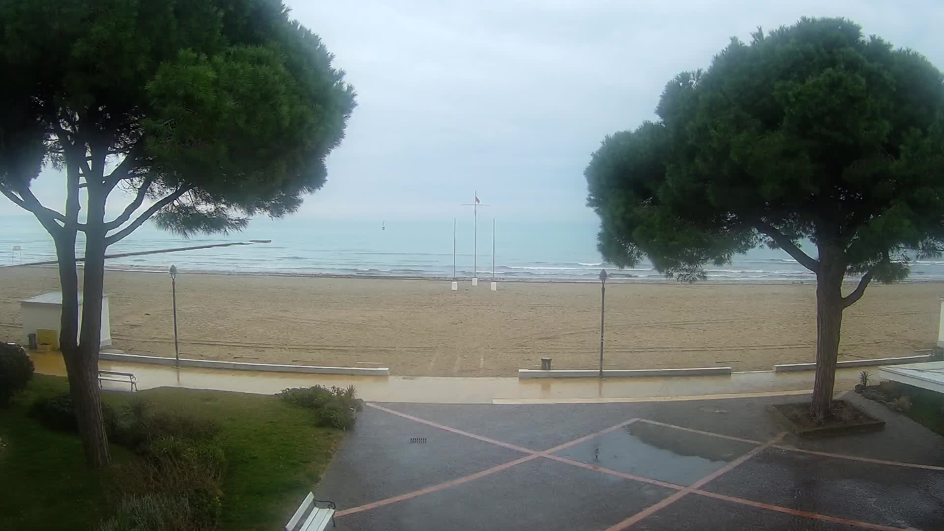 Grado Strand Eingang | Live-Ansicht der Küste