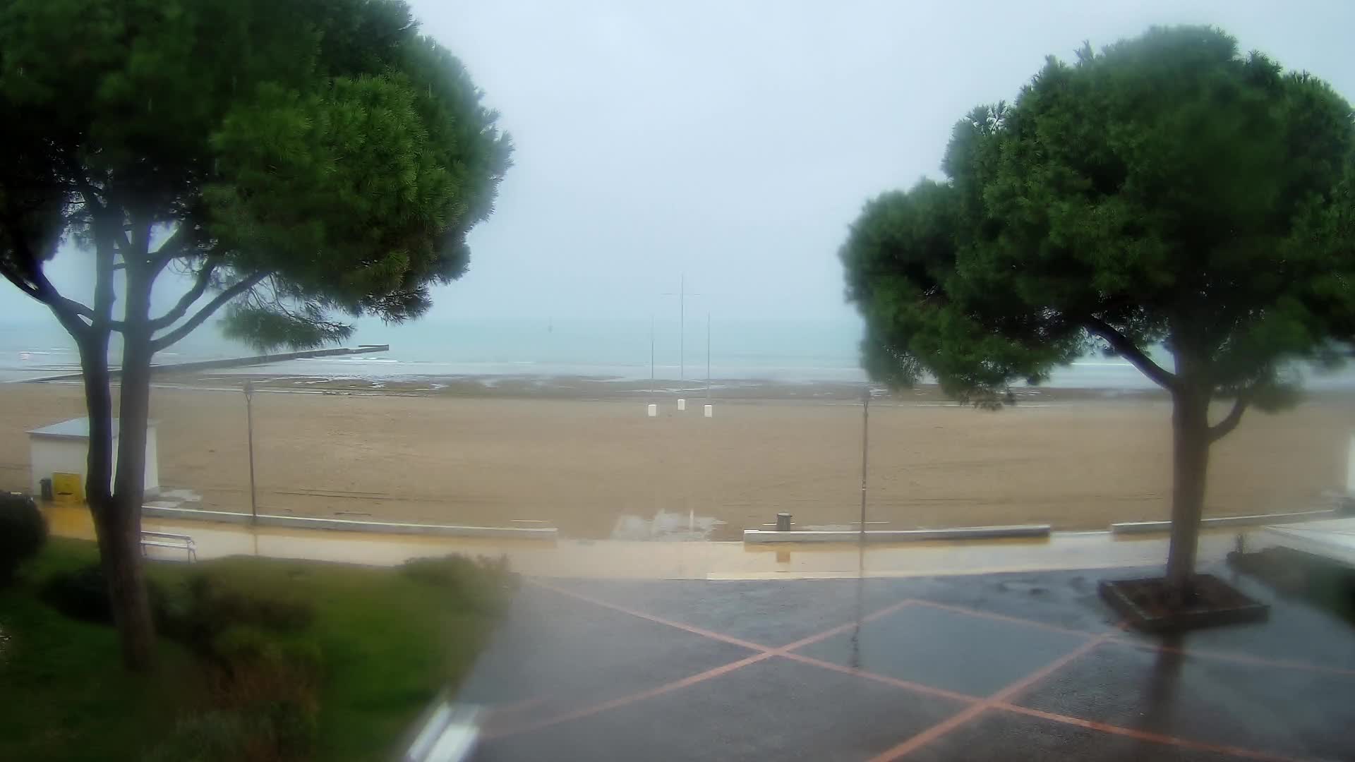 Entrée Plage Grado | Vue en Direct sur le Littoral