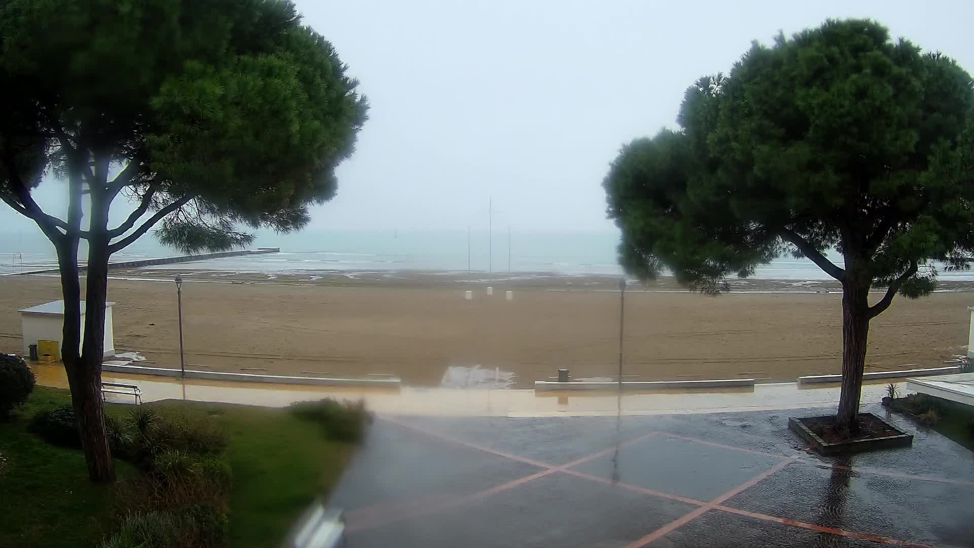 Entrée Plage Grado | Vue en Direct sur le Littoral