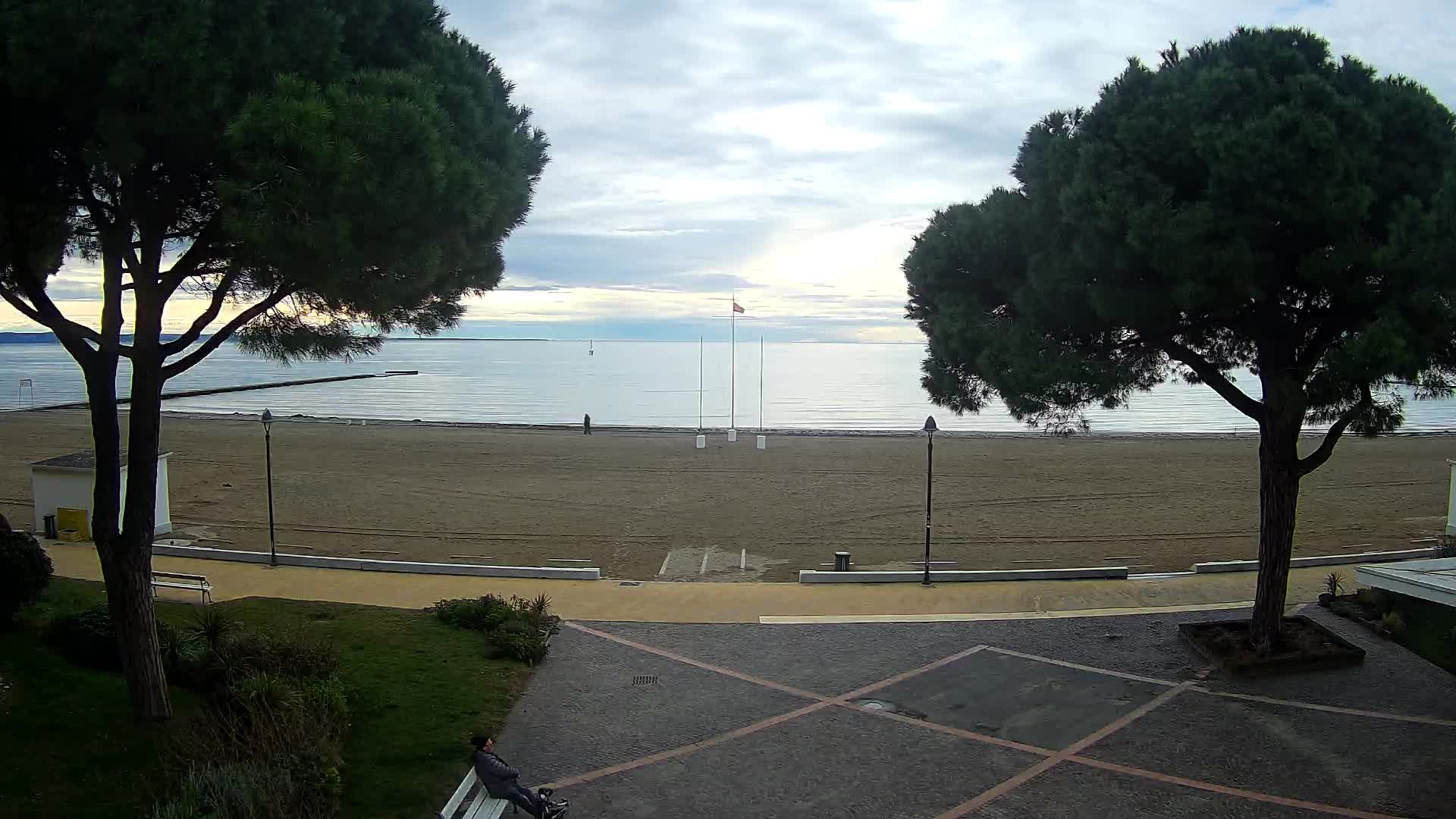 Entrée Plage Grado | Vue en Direct sur le Littoral