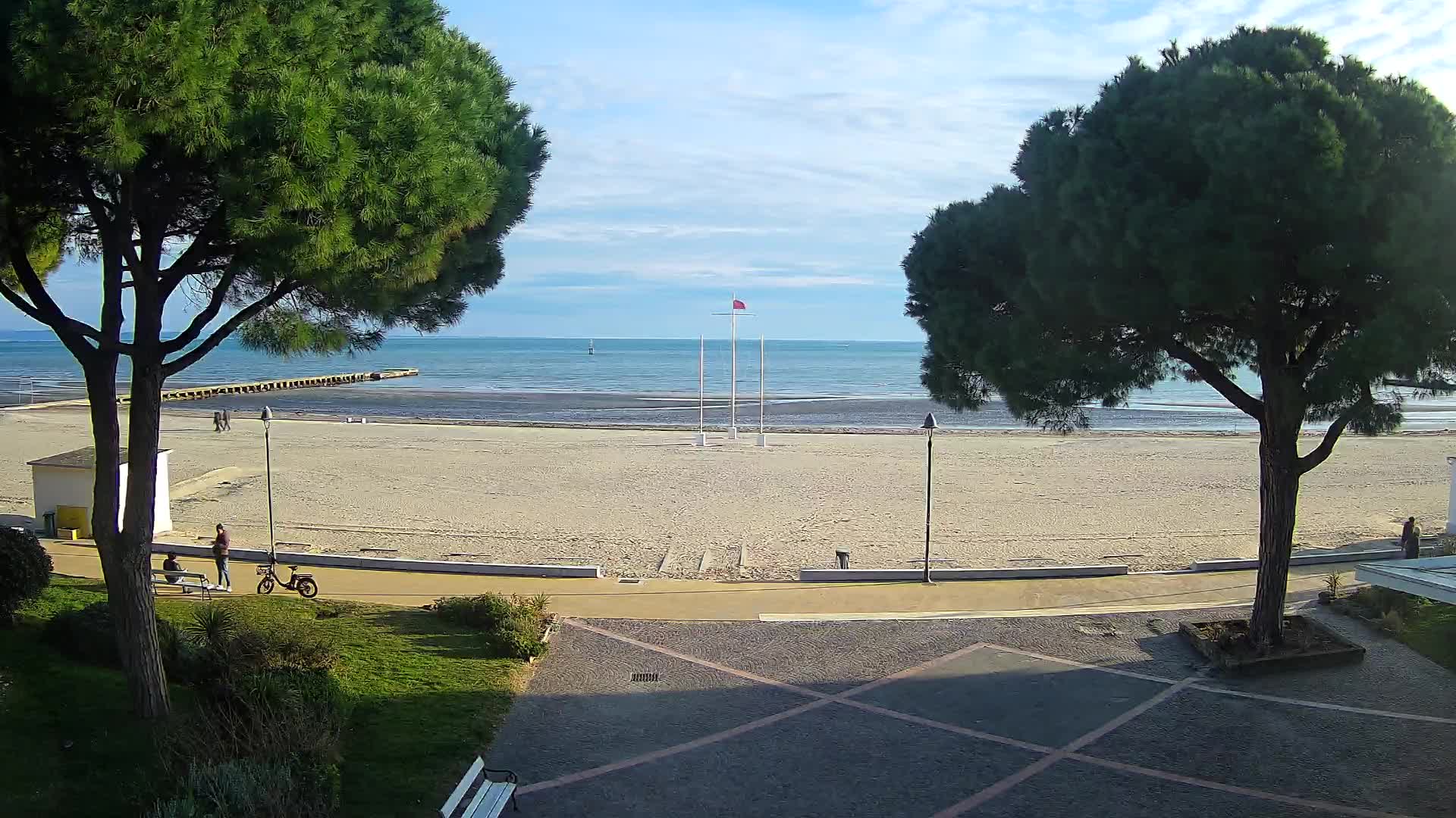 Entrée Plage Grado | Vue en Direct sur le Littoral