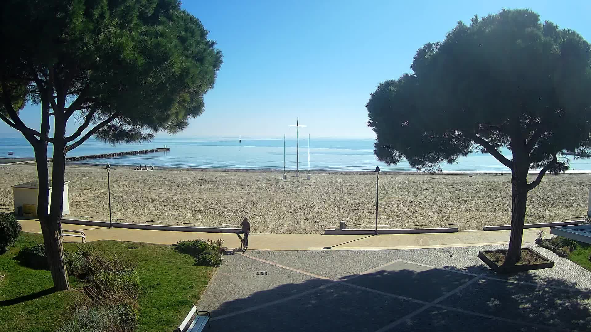 Entrée Plage Grado | Vue en Direct sur le Littoral