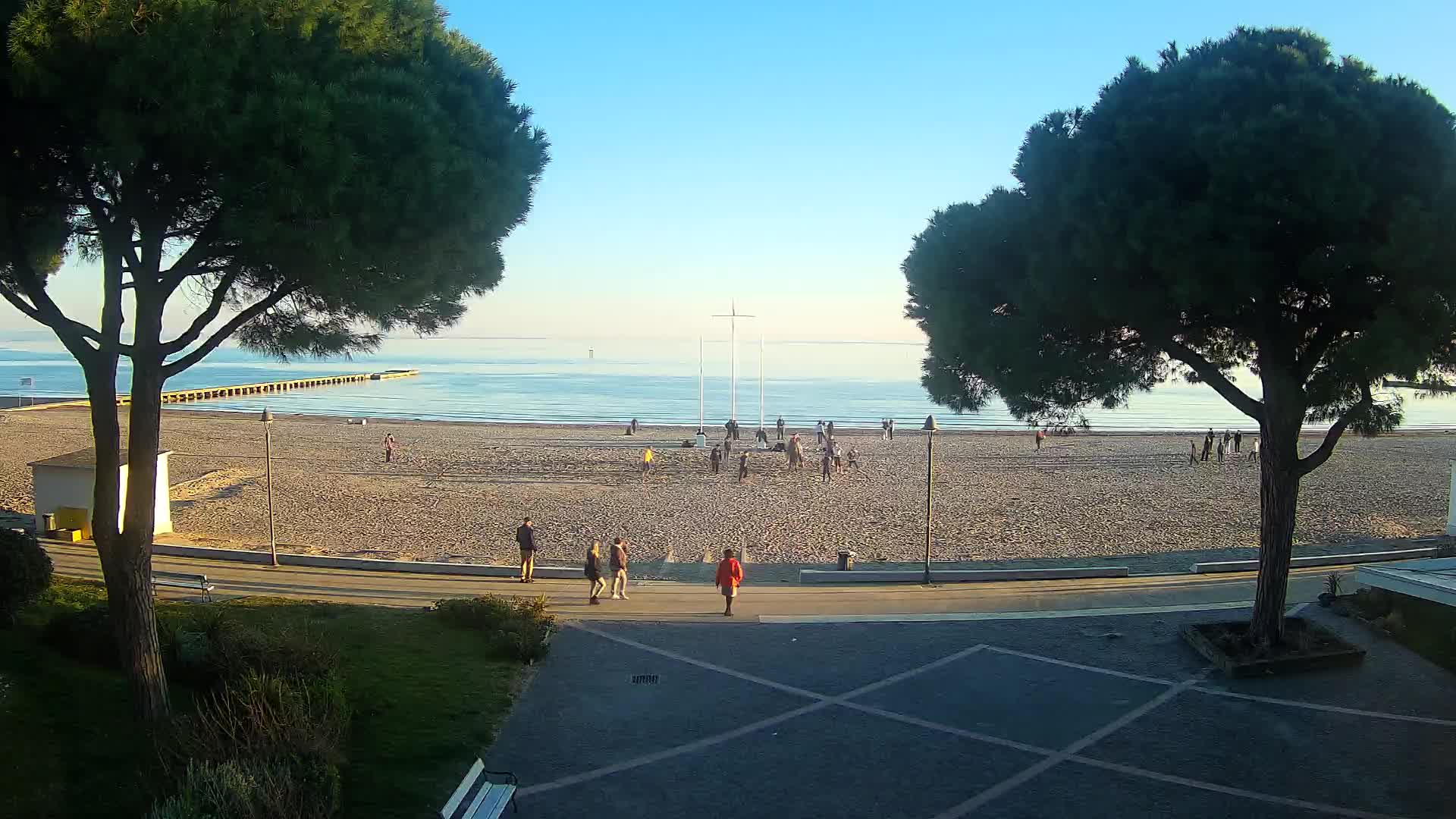 Grado Beach Webcam Entrance | Real-Time View of the Seaside