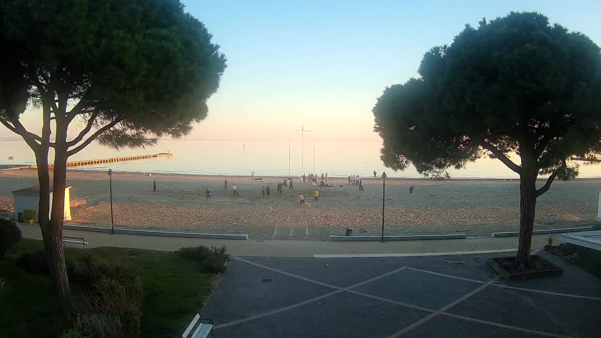 Grado Beach Webcam Entrance | Real-Time View of the Seaside