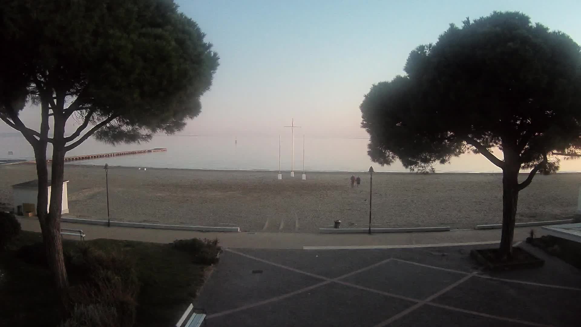 Entrée Plage Grado | Vue en Direct sur le Littoral