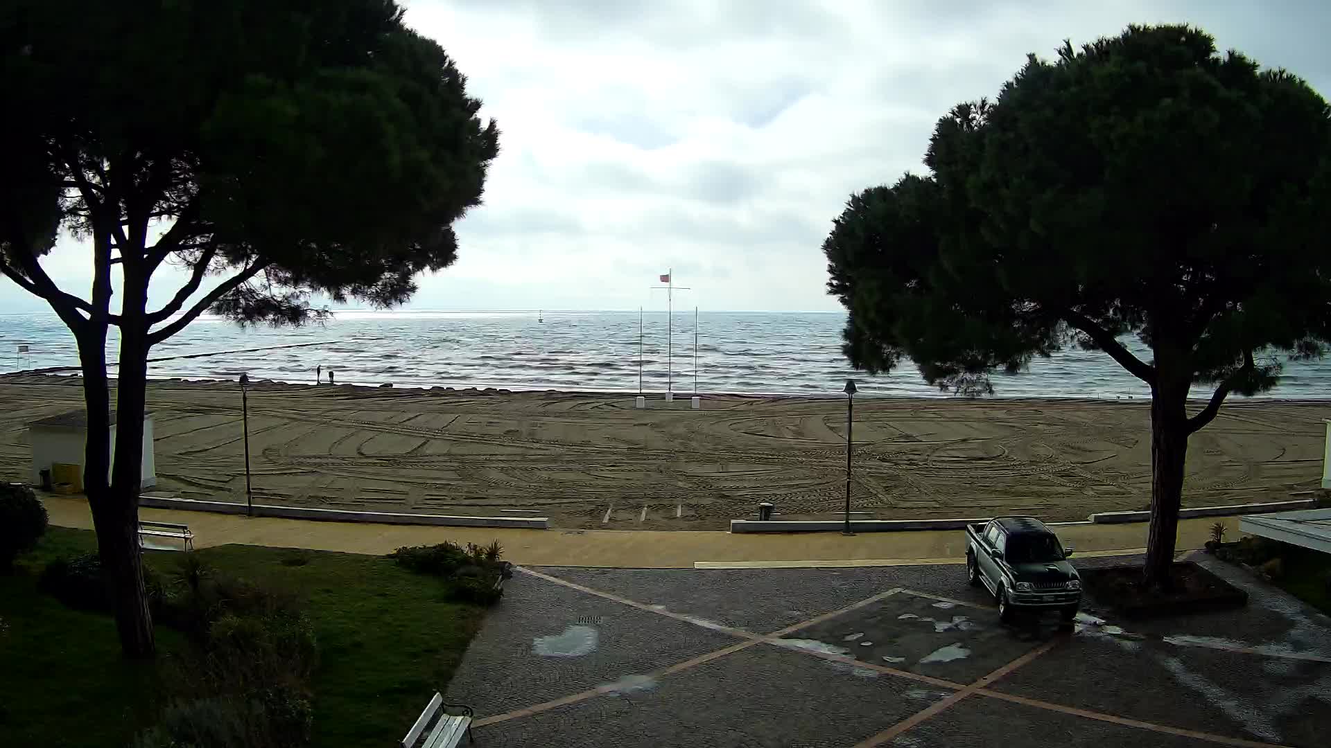 Grado Strand Eingang | Live-Ansicht der Küste