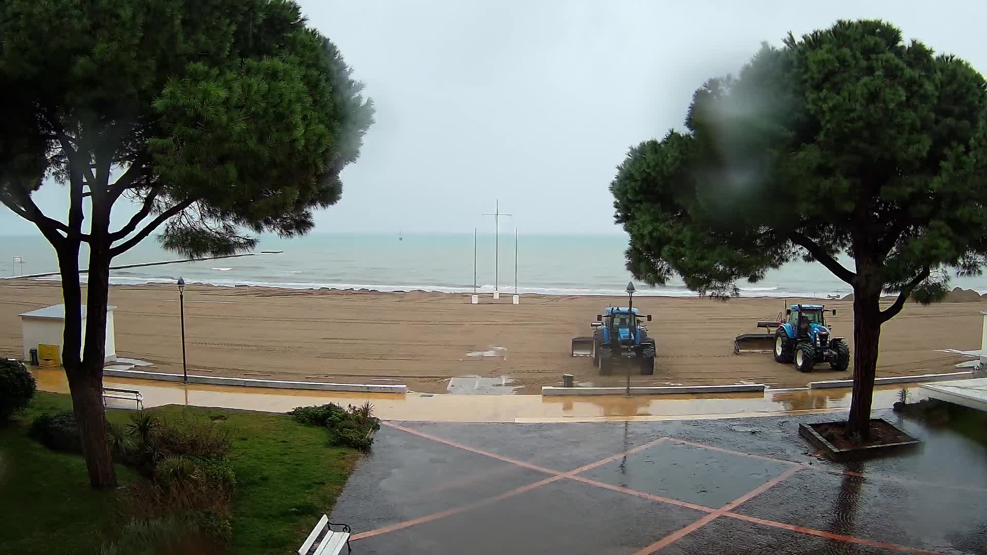 Grado Strand Eingang | Live-Ansicht der Küste