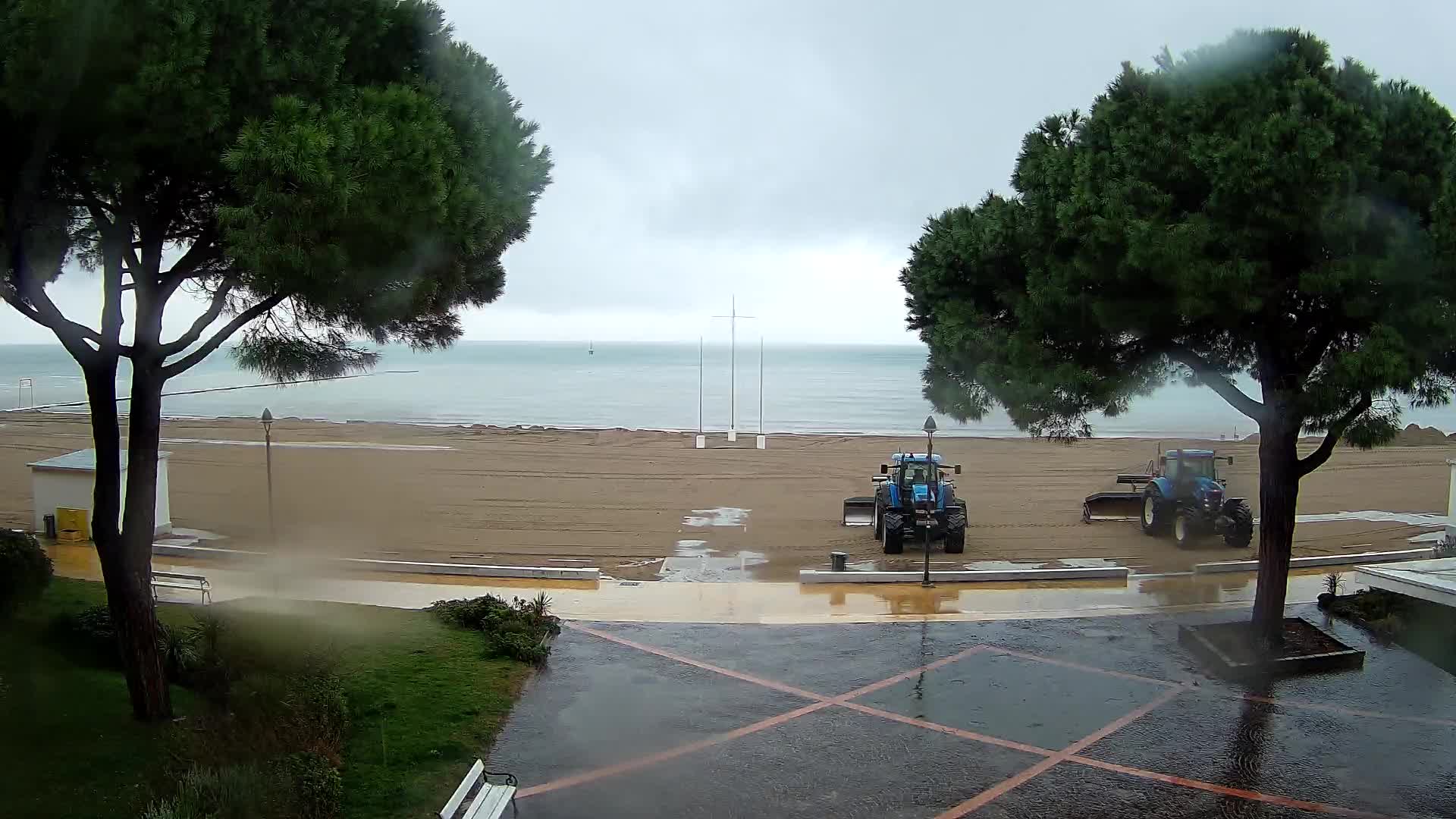 Entrée Plage Grado | Vue en Direct sur le Littoral