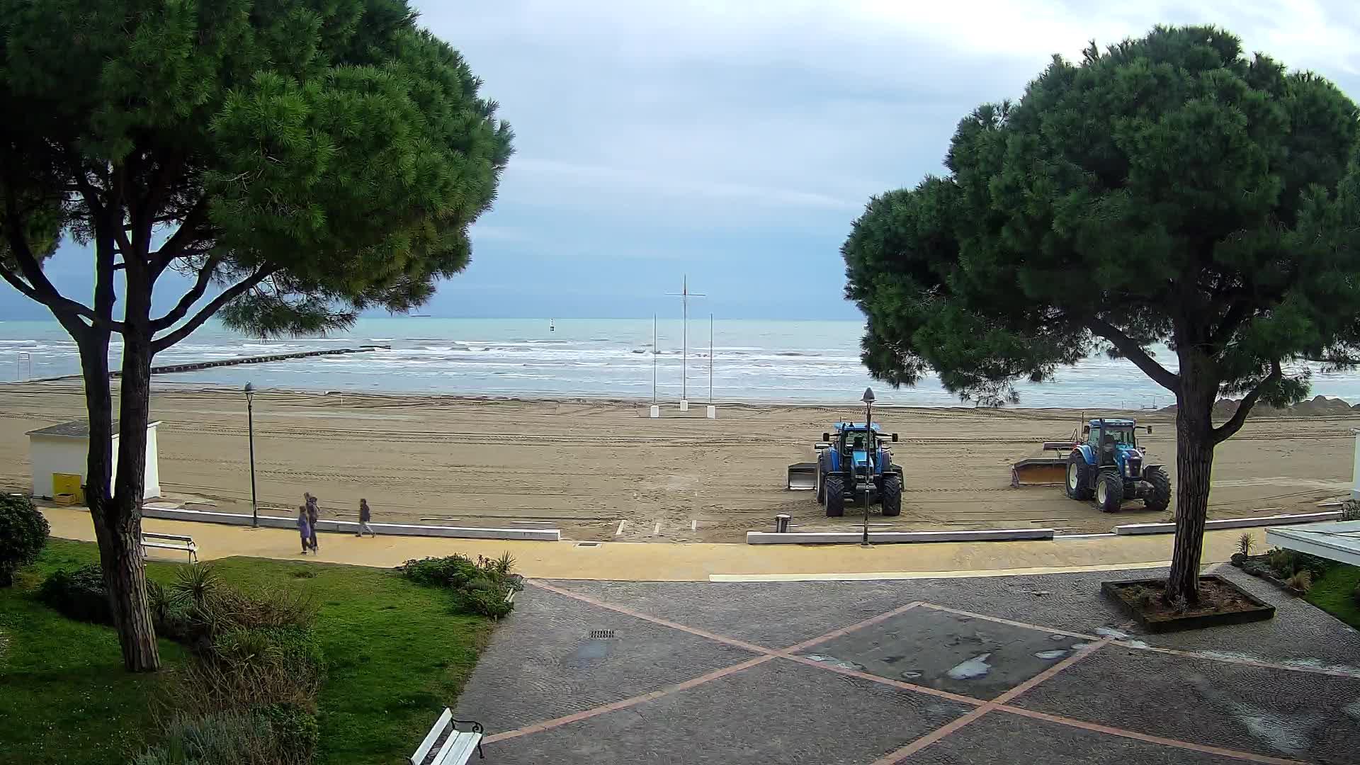 Entrée Plage Grado | Vue en Direct sur le Littoral