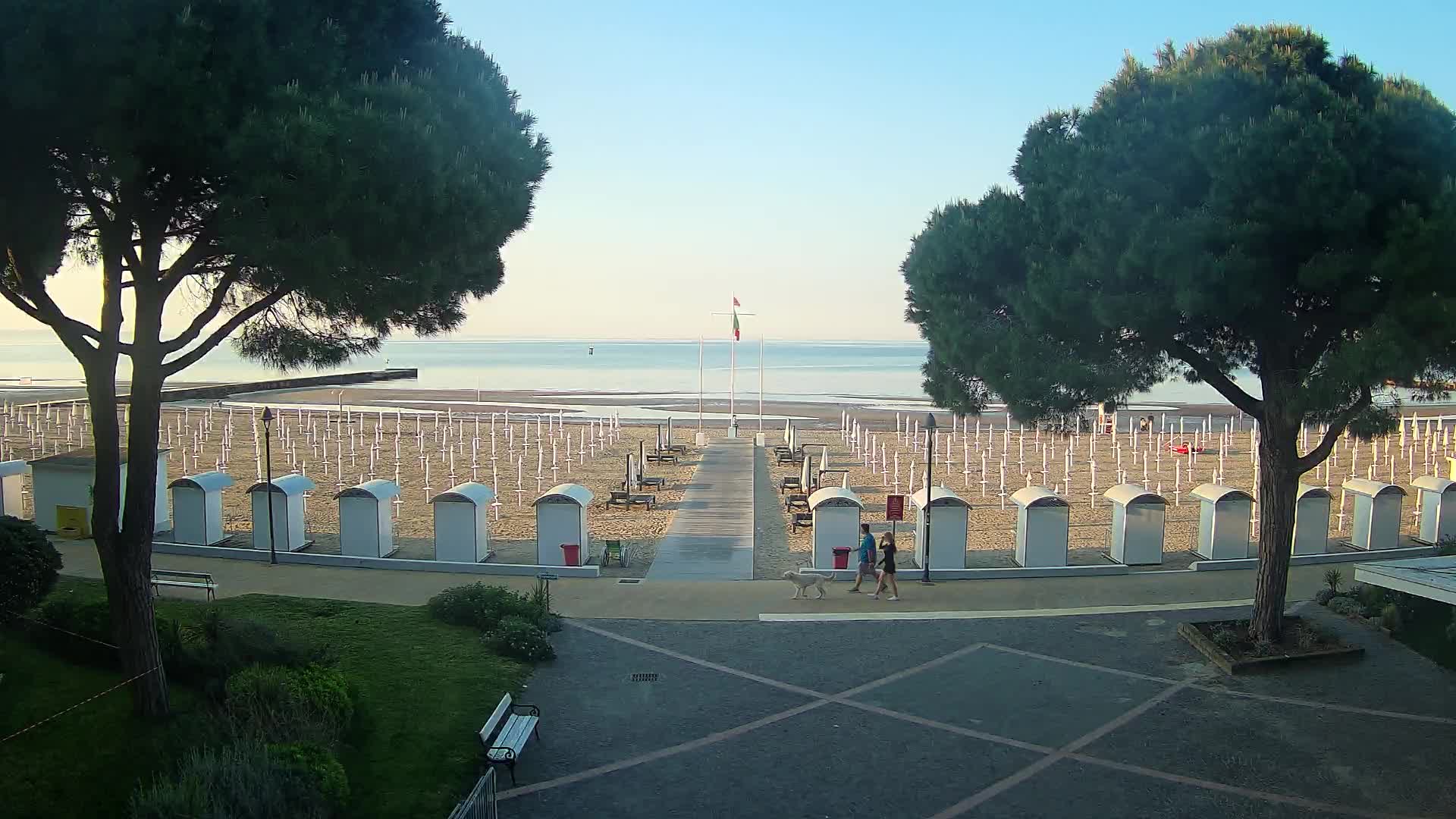 Grado Strand Eingang | Live-Ansicht der Küste