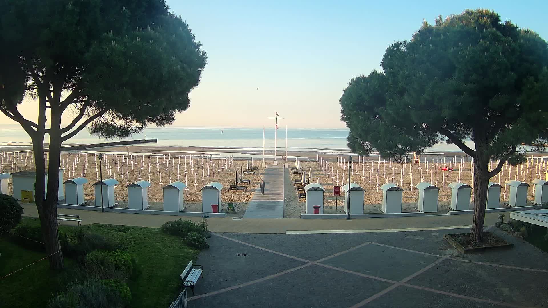Grado Strand Eingang | Live-Ansicht der Küste