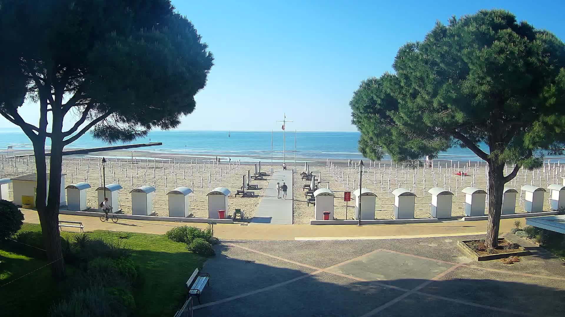 Entrée Plage Grado | Vue en Direct sur le Littoral