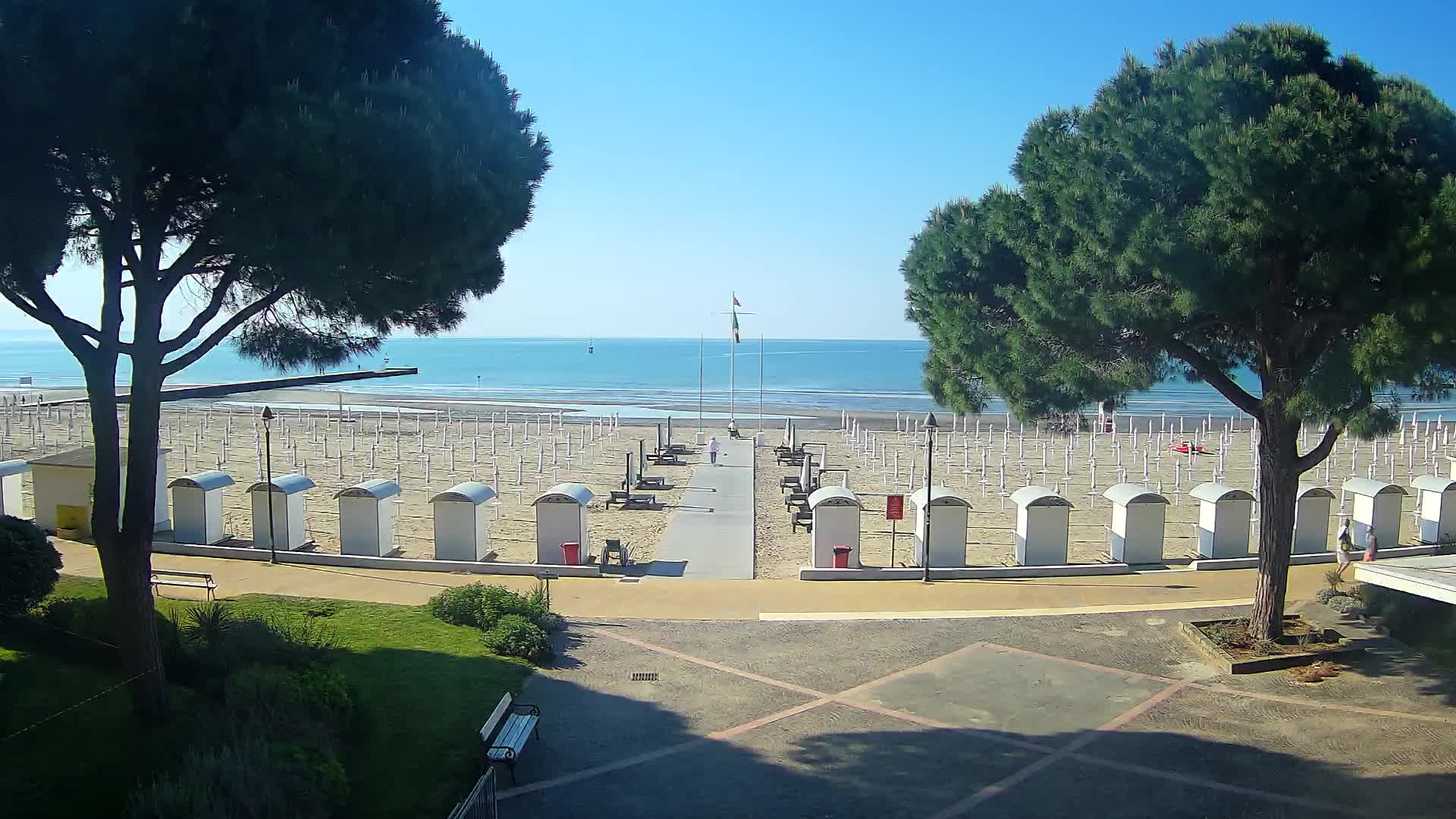 Grado Strand Eingang | Live-Ansicht der Küste