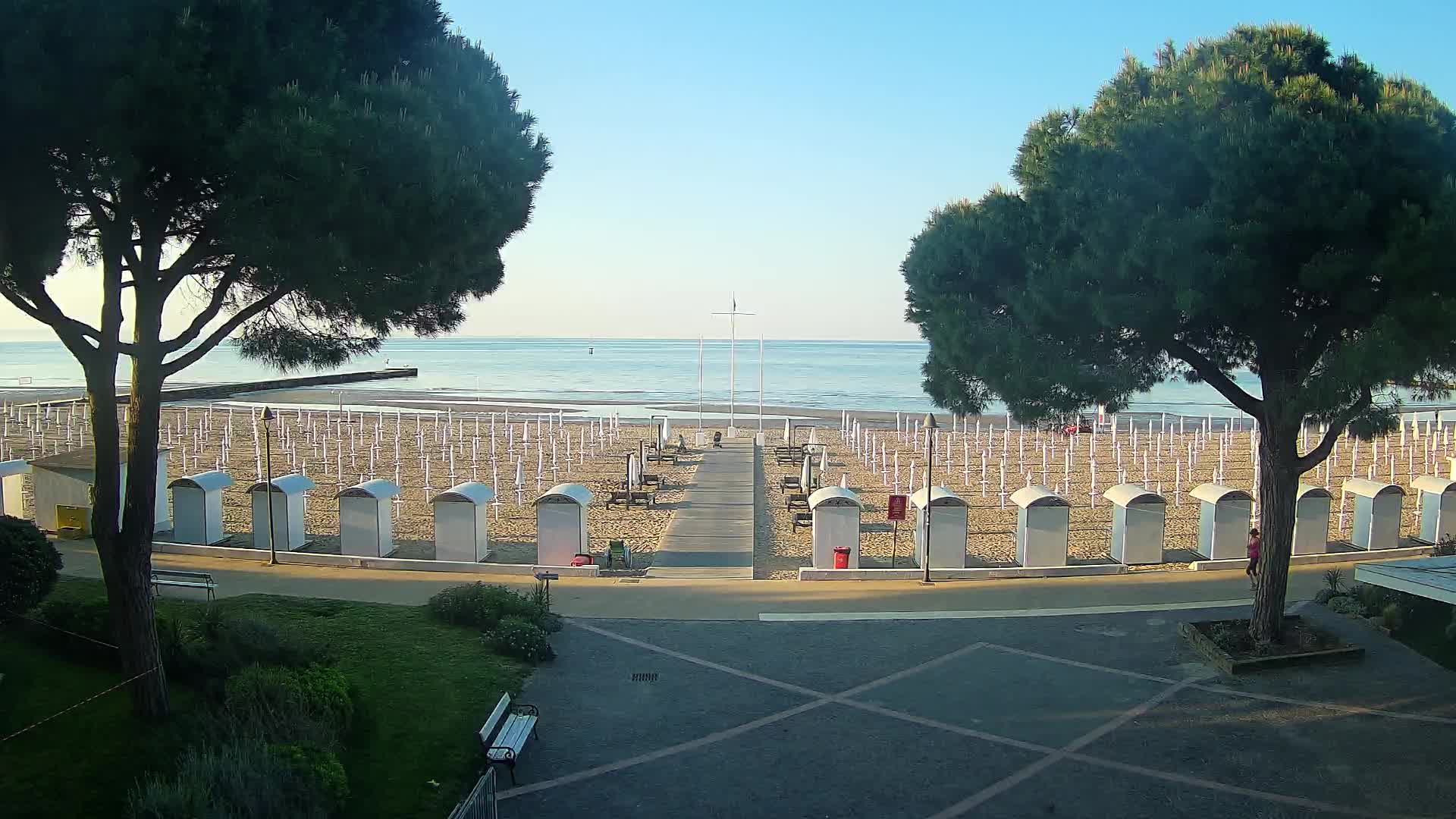 Grado Strand Eingang | Live-Ansicht der Küste