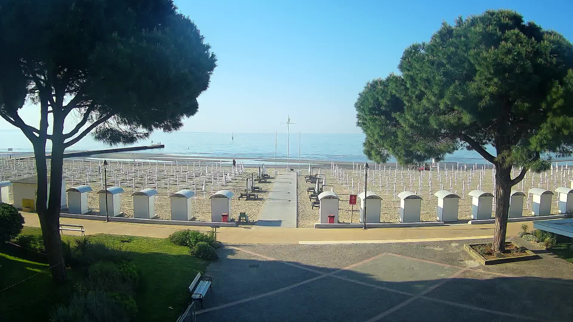 Entrée Plage Grado | Vue en Direct sur le Littoral