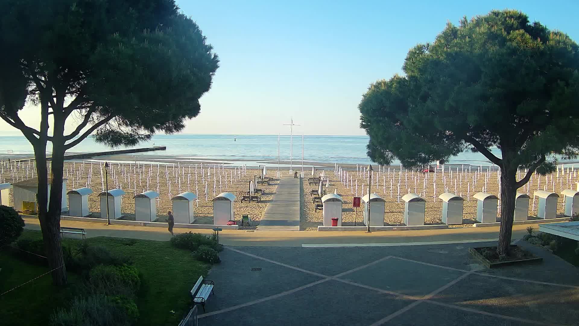 Entrée Plage Grado | Vue en Direct sur le Littoral