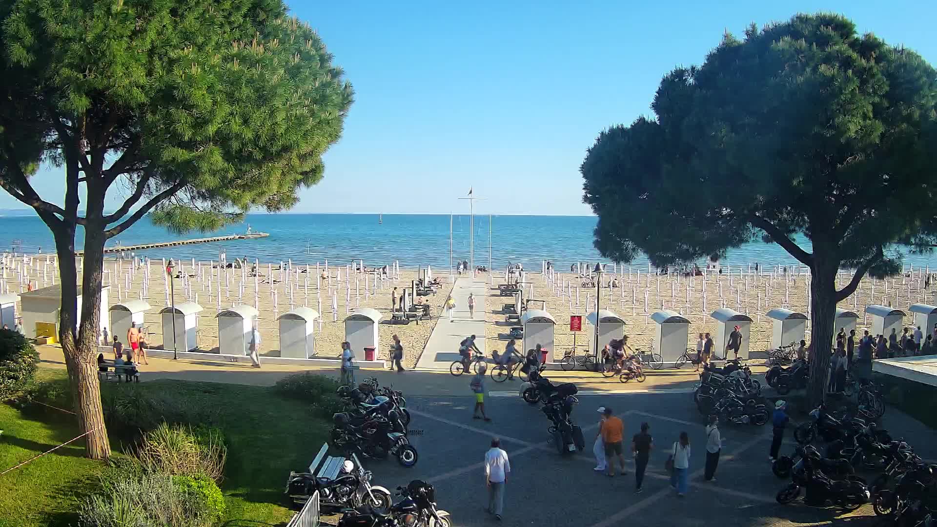 Entrée Plage Grado | Vue en Direct sur le Littoral