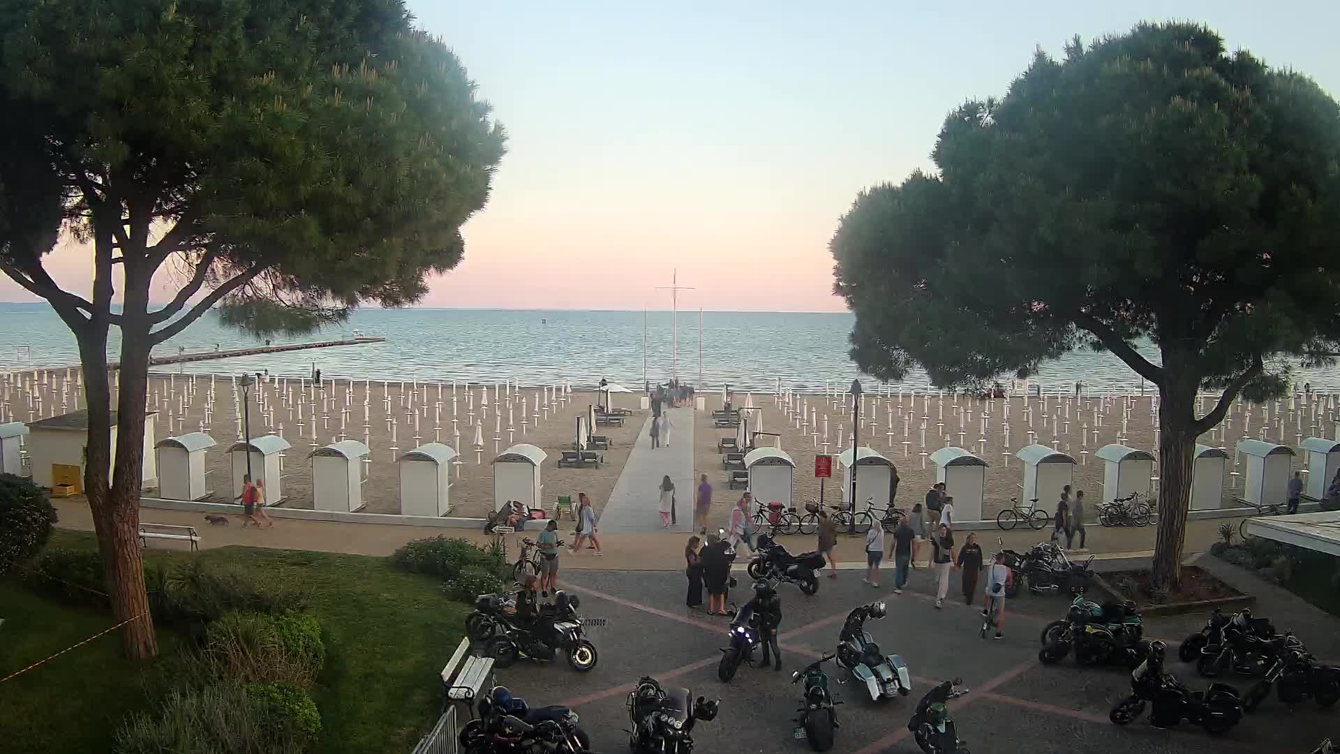 Grado Strand Eingang | Live-Ansicht der Küste