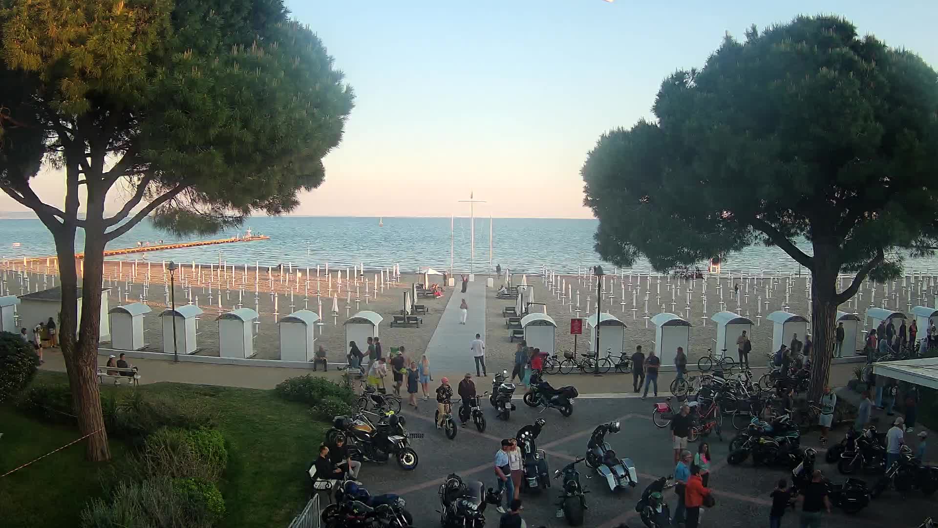 Entrée Plage Grado | Vue en Direct sur le Littoral