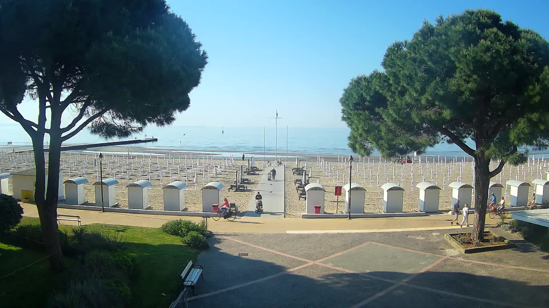Entrée Plage Grado | Vue en Direct sur le Littoral
