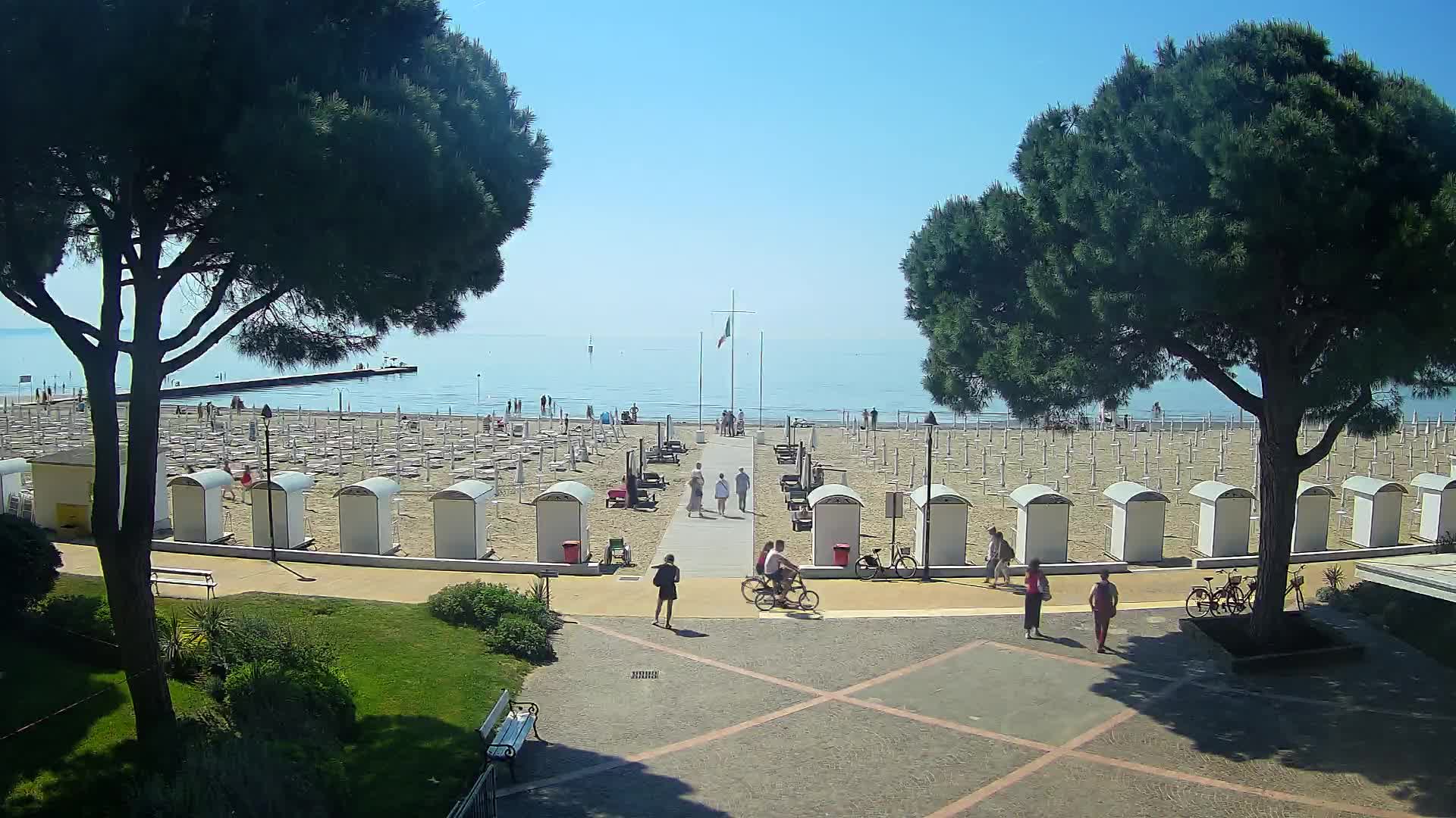 Entrée Plage Grado | Vue en Direct sur le Littoral