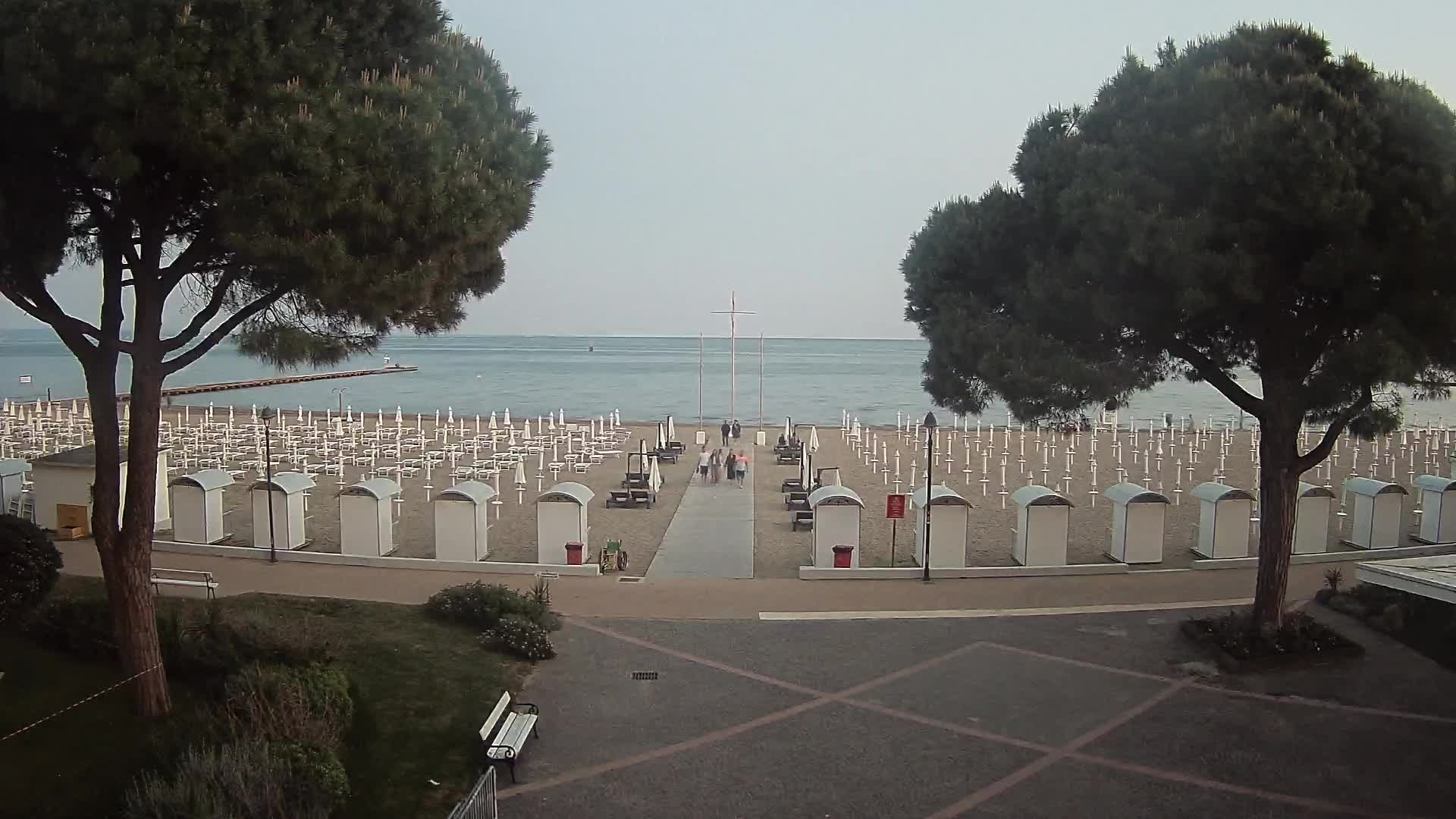 Grado Strand Eingang | Live-Ansicht der Küste