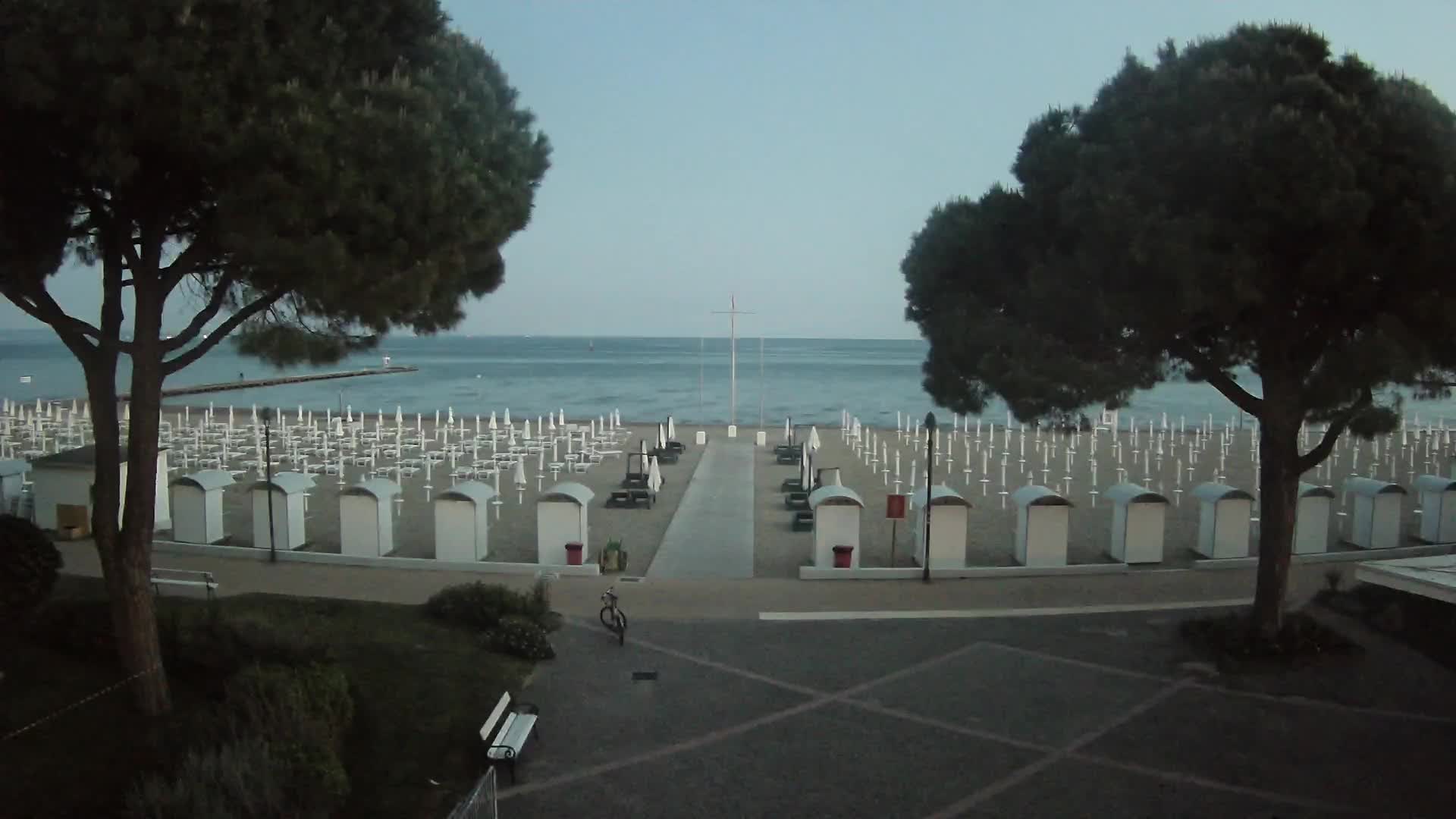 Grado Strand Eingang | Live-Ansicht der Küste