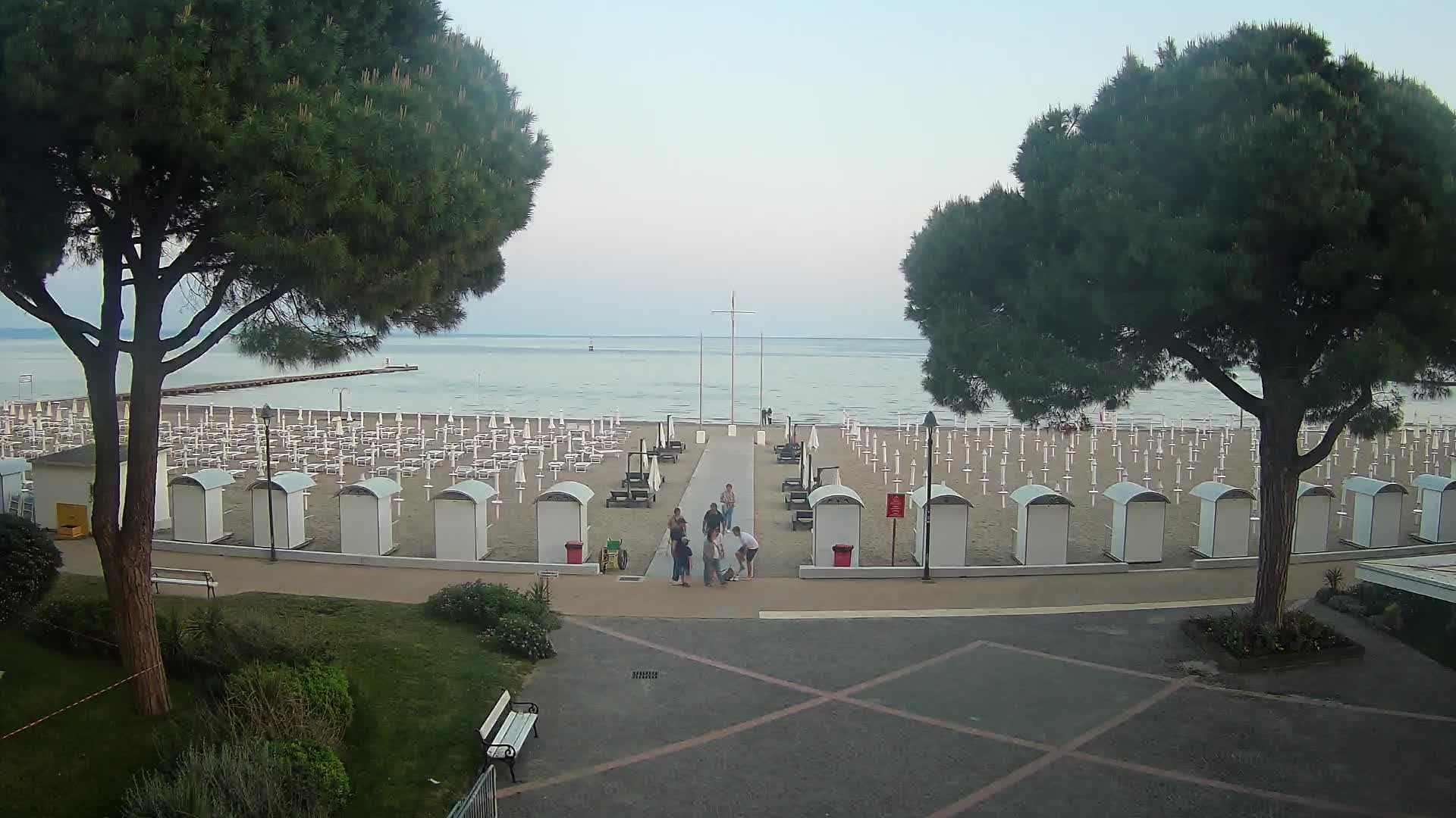 Entrée Plage Grado | Vue en Direct sur le Littoral