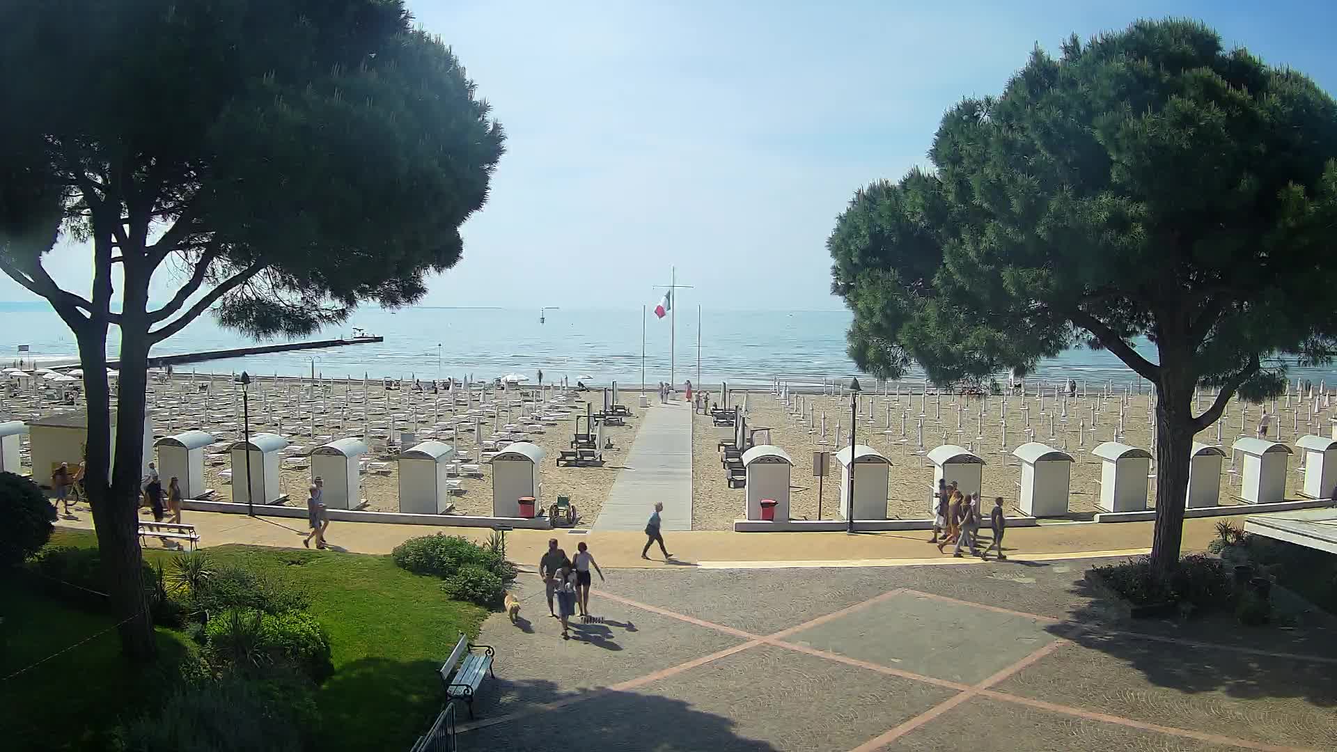 Grado Strand Eingang | Live-Ansicht der Küste