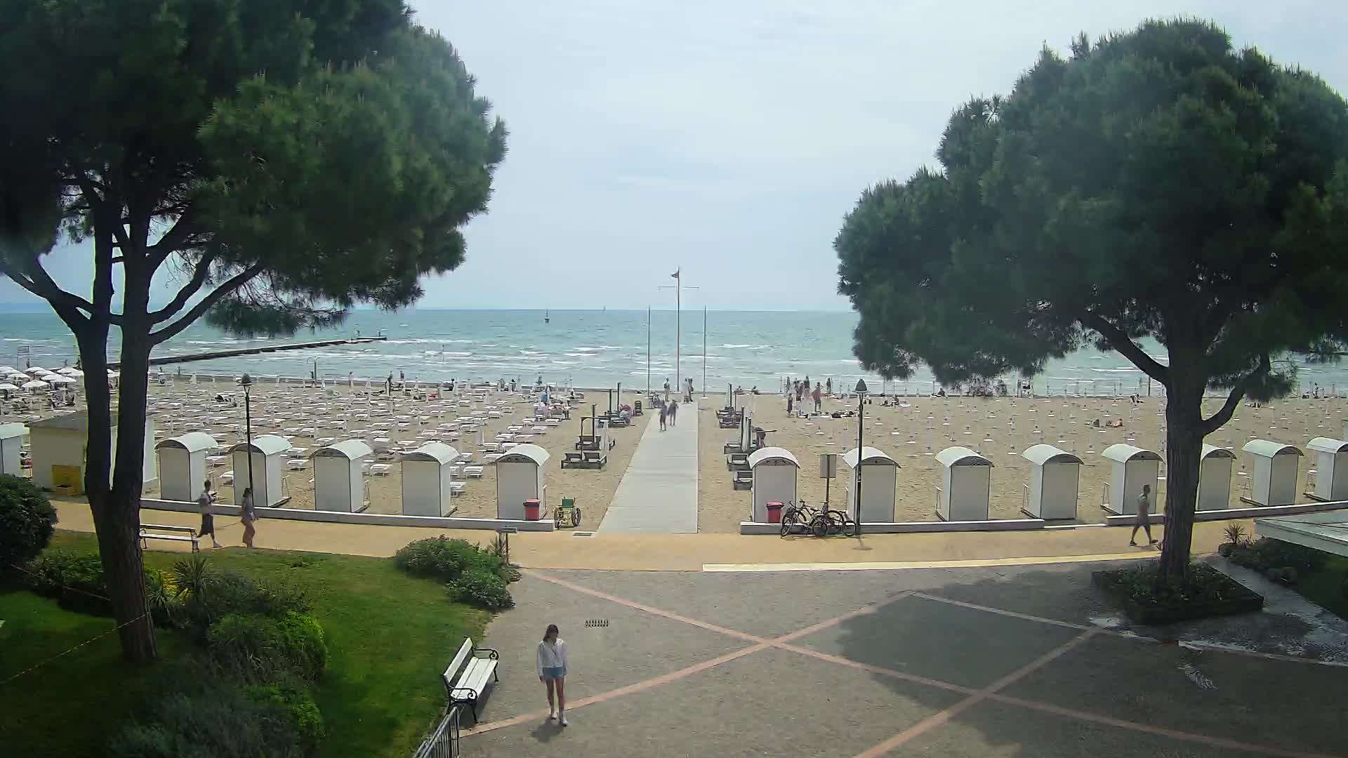 Entrée Plage Grado | Vue en Direct sur le Littoral