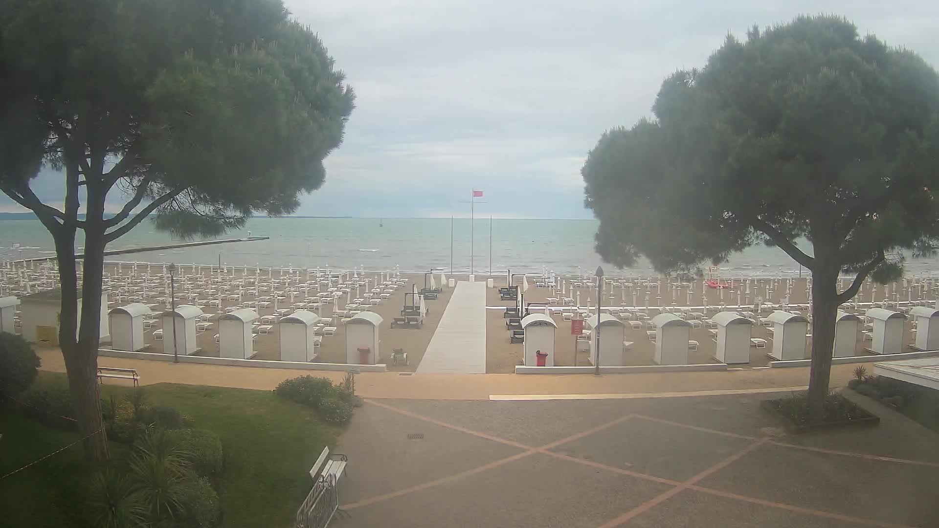 Grado Strand Eingang | Live-Ansicht der Küste
