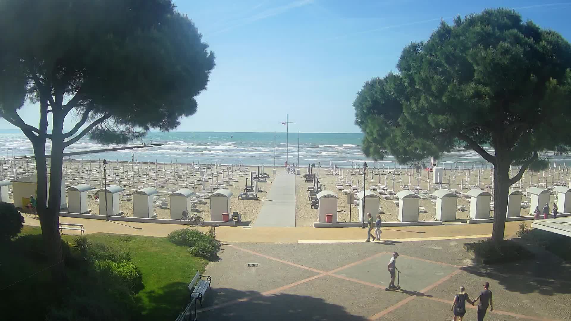 Entrée Plage Grado | Vue en Direct sur le Littoral