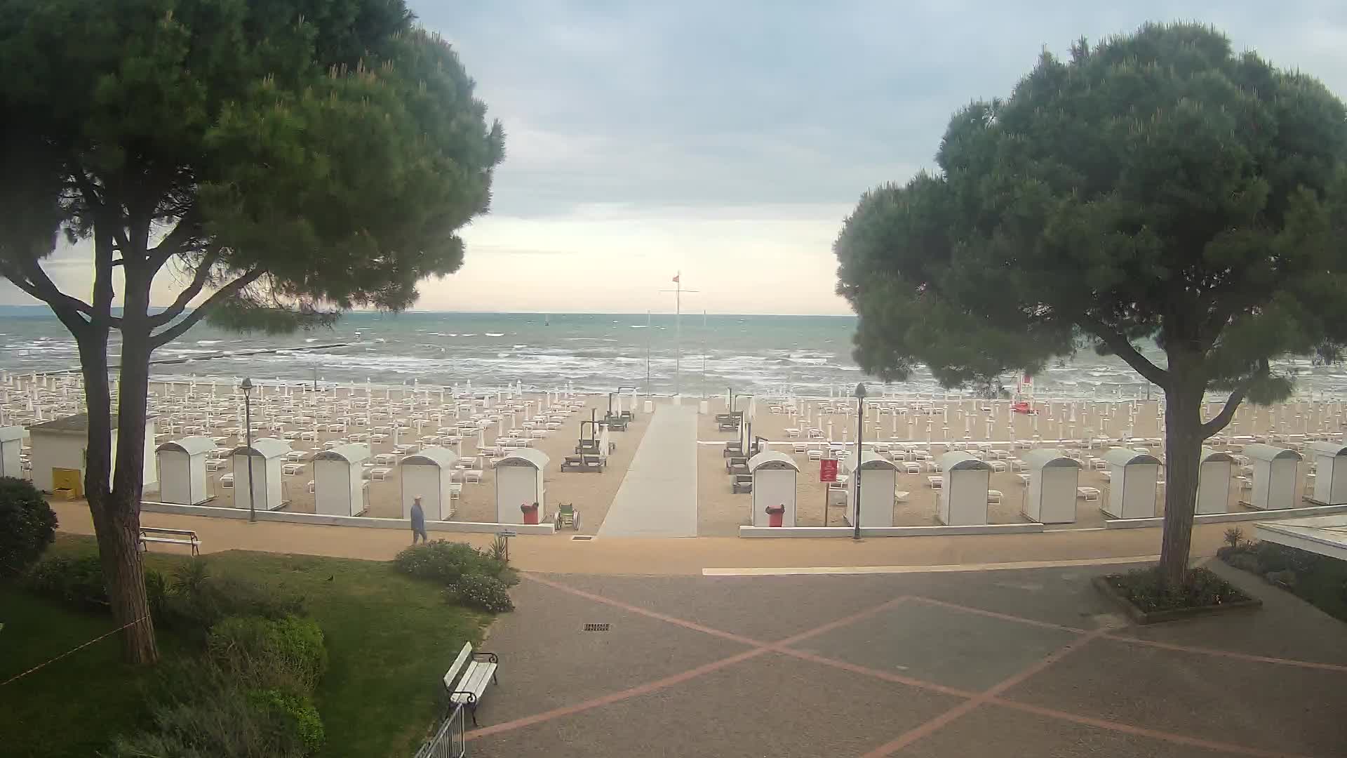 Grado Strand Eingang | Live-Ansicht der Küste