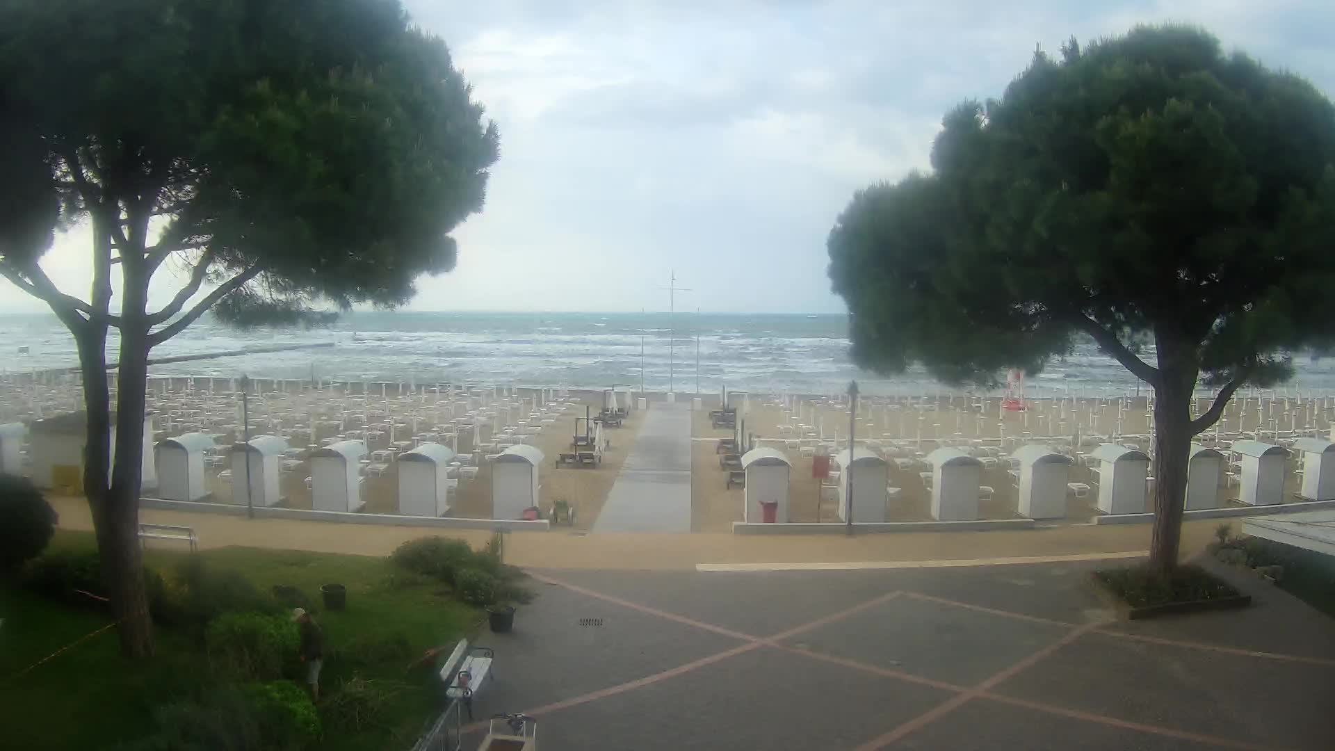 Entrée Plage Grado | Vue en Direct sur le Littoral
