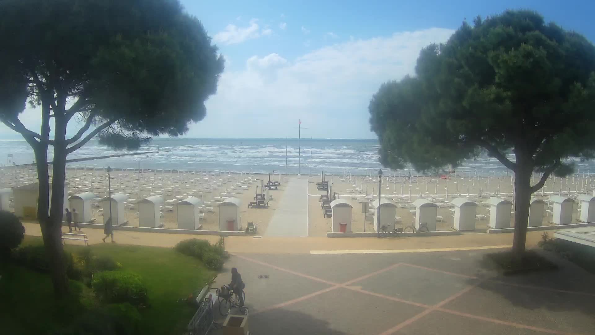 Entrée Plage Grado | Vue en Direct sur le Littoral