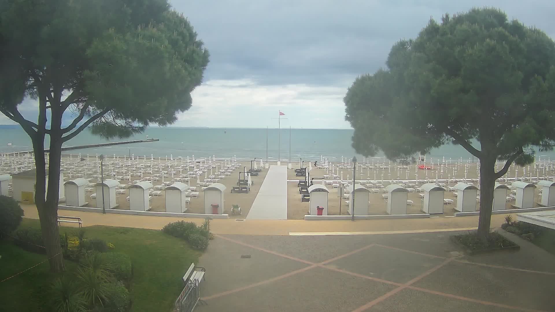 Entrée Plage Grado | Vue en Direct sur le Littoral
