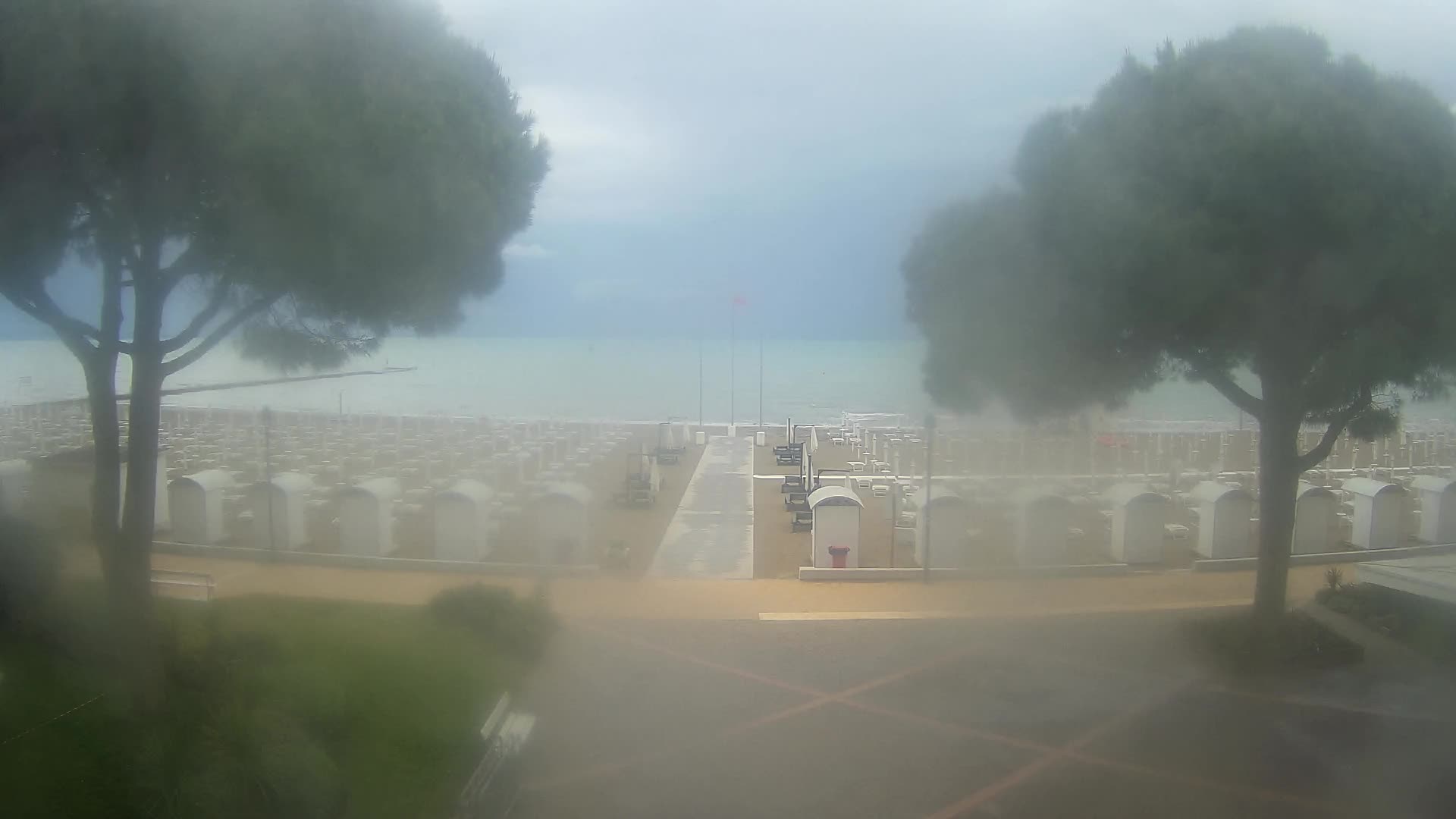 Entrée Plage Grado | Vue en Direct sur le Littoral