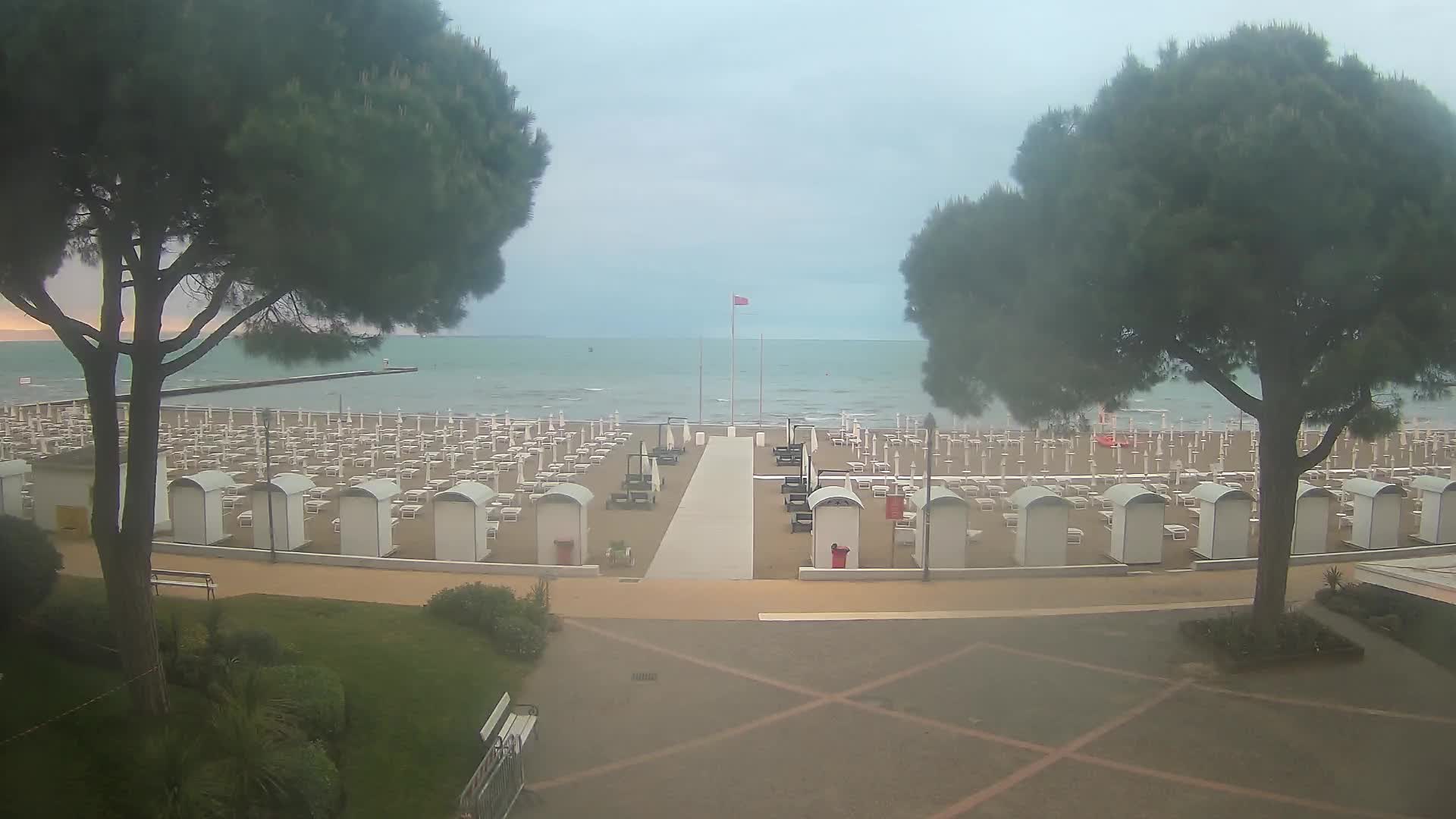 Grado Strand Eingang | Live-Ansicht der Küste