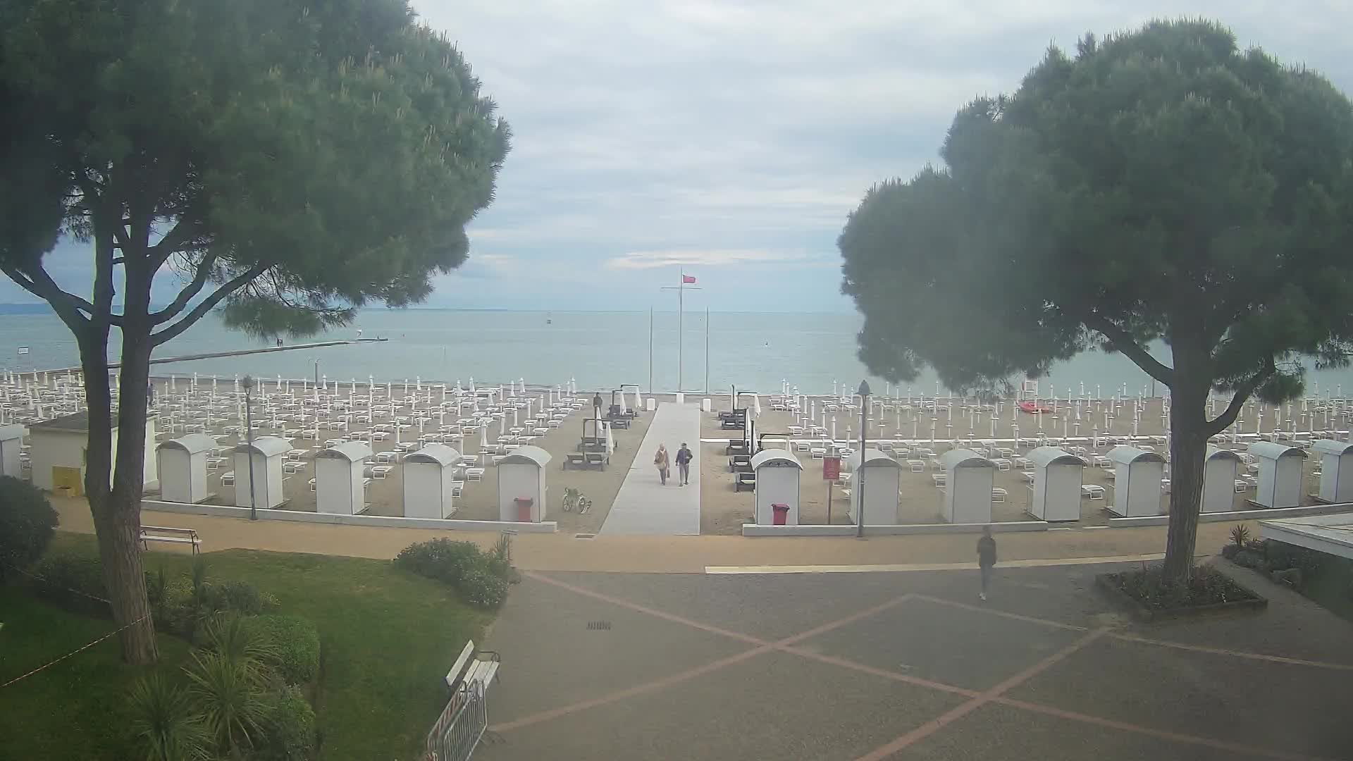 Grado Beach Webcam Entrance | Real-Time View of the Seaside