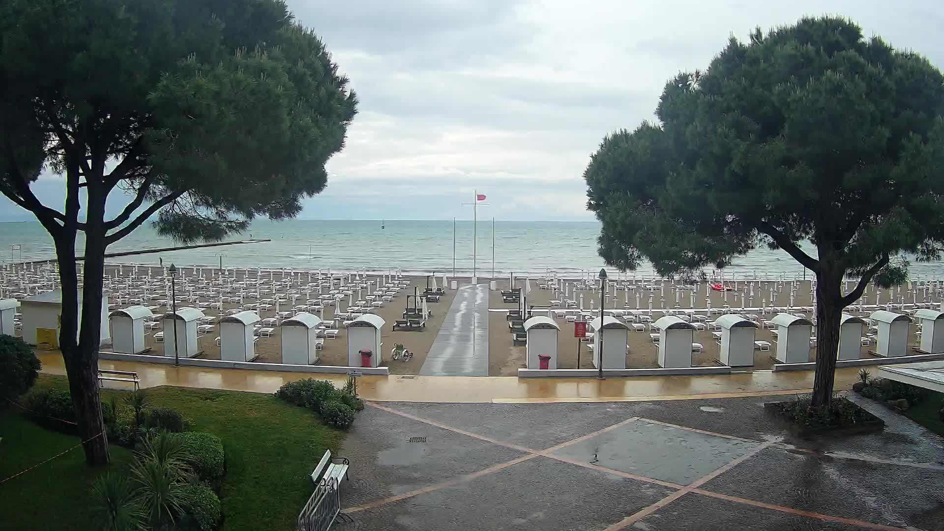 Entrée Plage Grado | Vue en Direct sur le Littoral