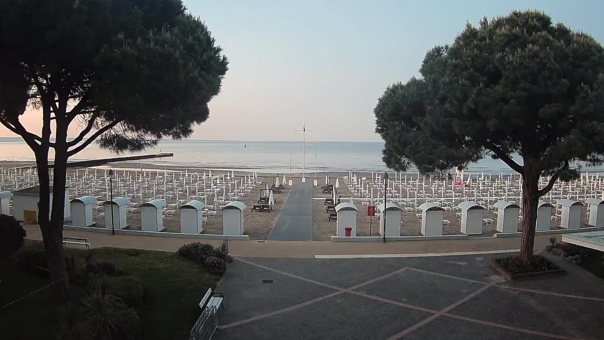Grado Strand Eingang | Live-Ansicht der Küste