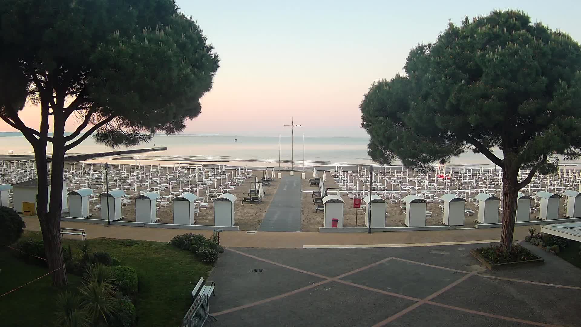 Grado Strand Eingang | Live-Ansicht der Küste