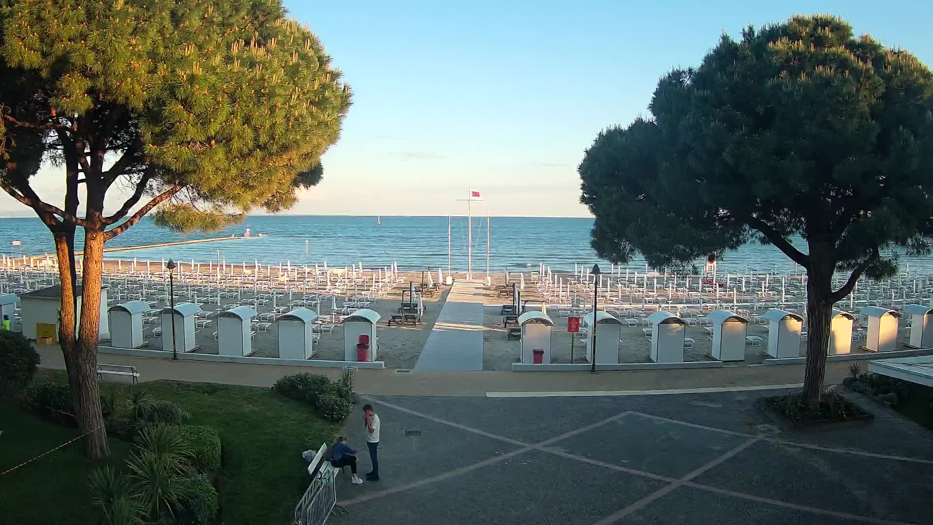 Grado Beach Webcam Entrance | Real-Time View of the Seaside