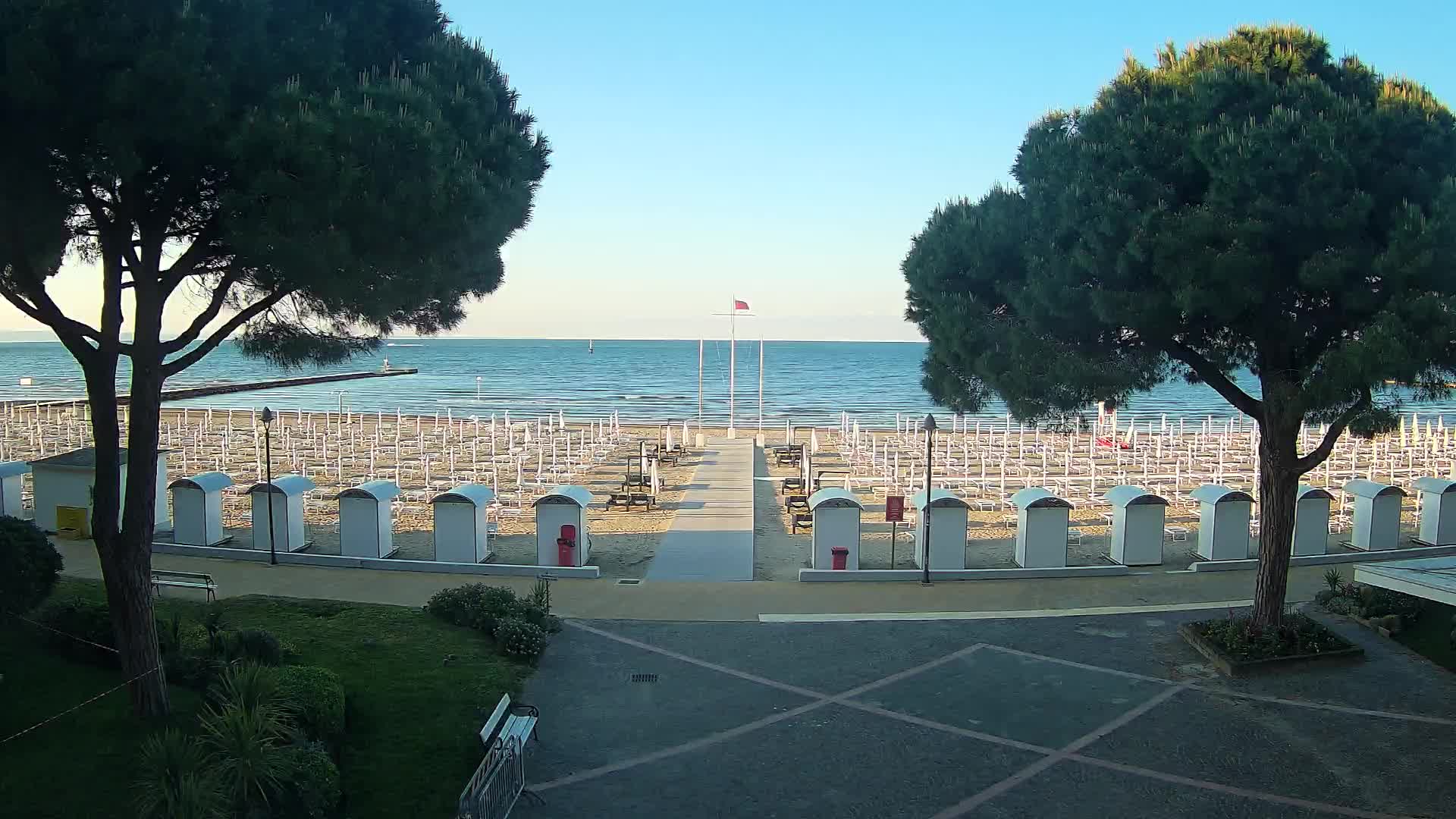 Entrée Plage Grado | Vue en Direct sur le Littoral