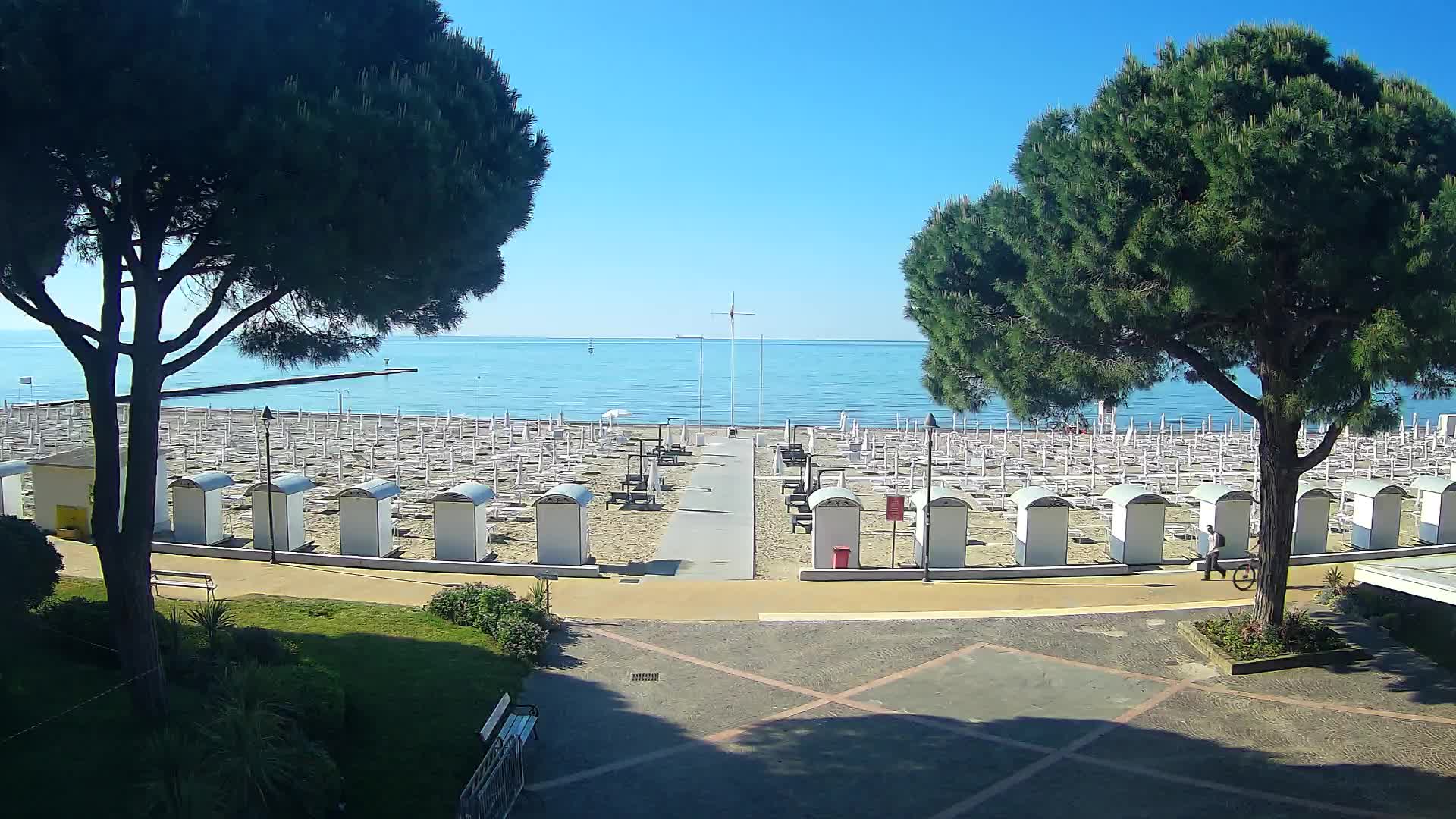 Entrée Plage Grado | Vue en Direct sur le Littoral