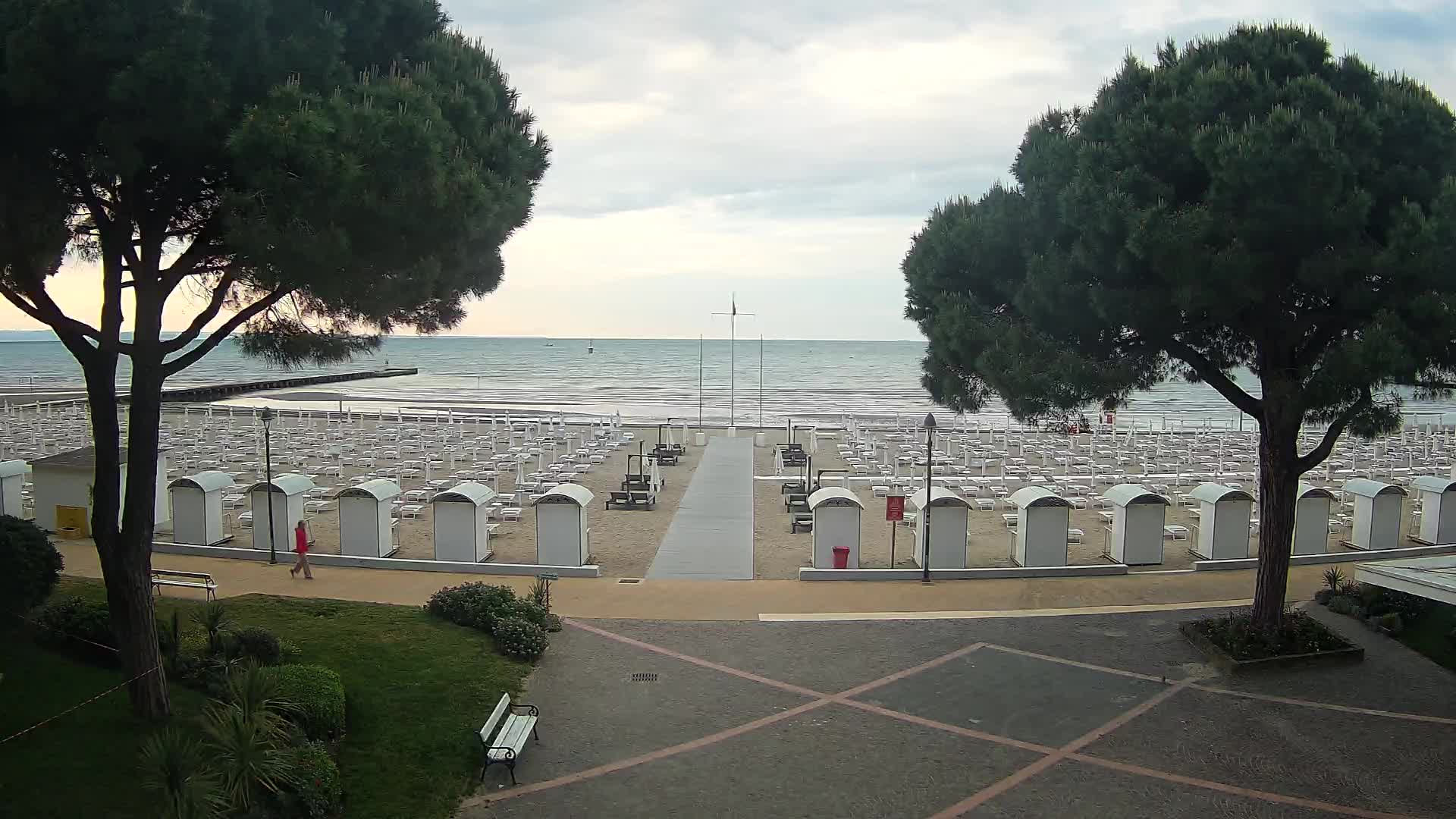 Grado Strand Eingang | Live-Ansicht der Küste