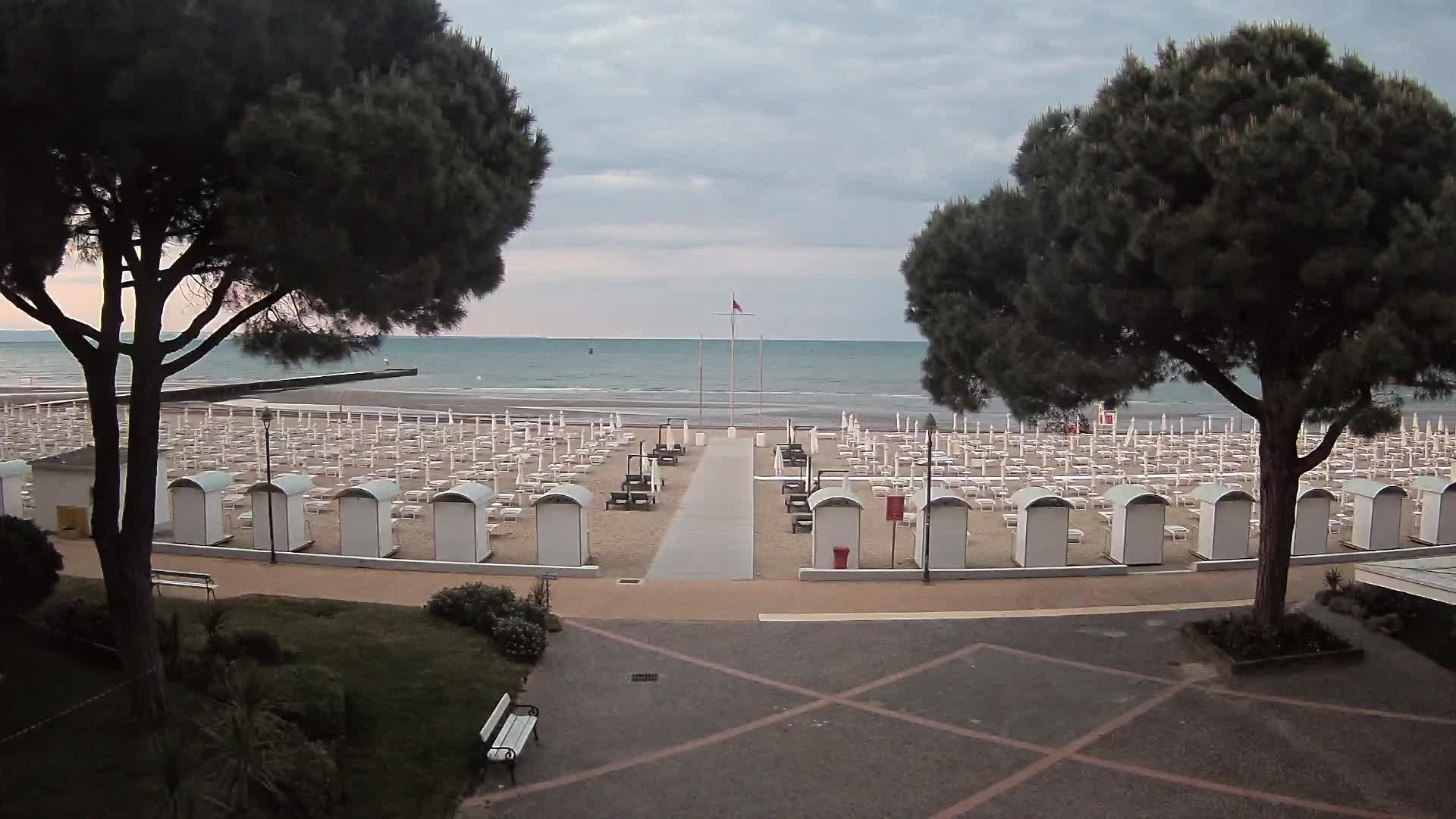 Entrée Plage Grado | Vue en Direct sur le Littoral